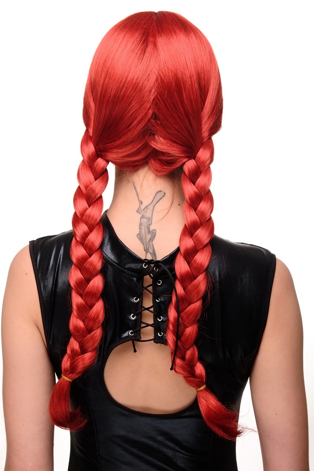 Quality Wigs, Ladies, Red, Braided, long