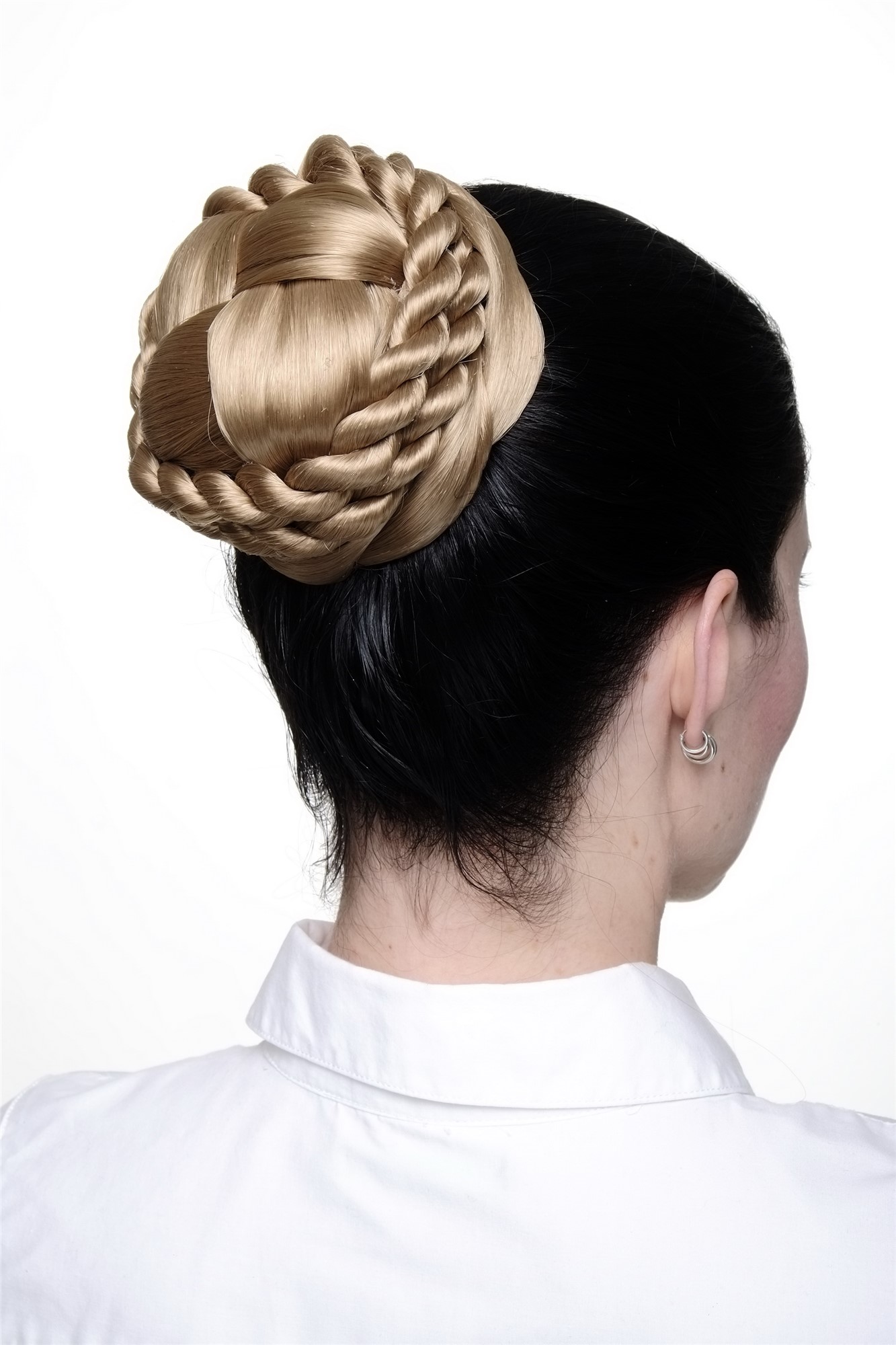 Dutt geflochten Blond TC2041-22, Ansicht 4, WIG ME UP: Ihr Perücken Online Shop geflochtener Dutt Haarteil Blond