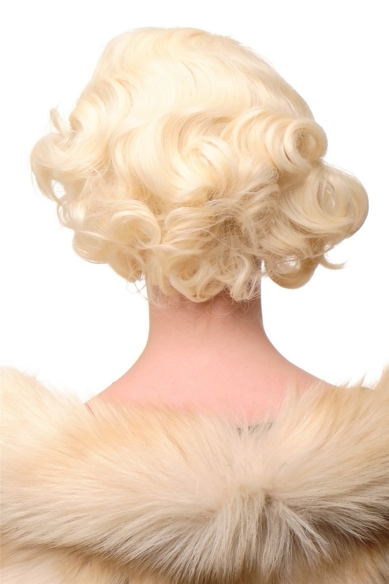 Quality Wigs, Ladies, platinum blonde, wavy, short