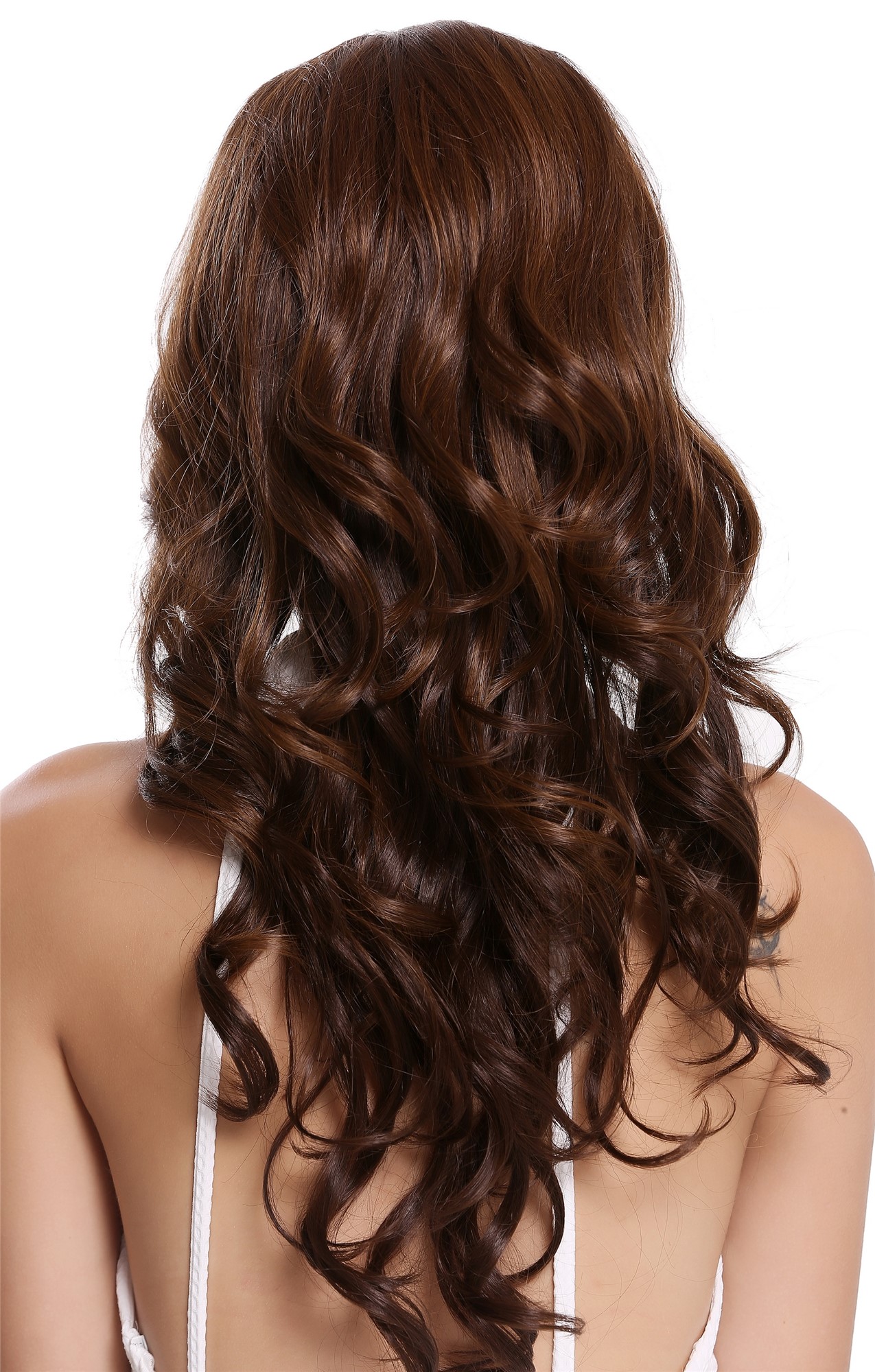 hochwertige Qualitätsperücken, Perücke Lace-Front Lang Gewellt Braun Kupfer Balayage RGF-5547-LF-OP2/430, Ansicht 4, WIG ME UP: Ihr Perücken Online Shop wellige Tressen-Perücke Schwarzbraun-Kuferrot-Mix lange Haare für Damen