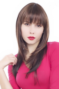 Pony Perücken von WIG ME UP Braun Blonde Perücke mit hübschen Pony