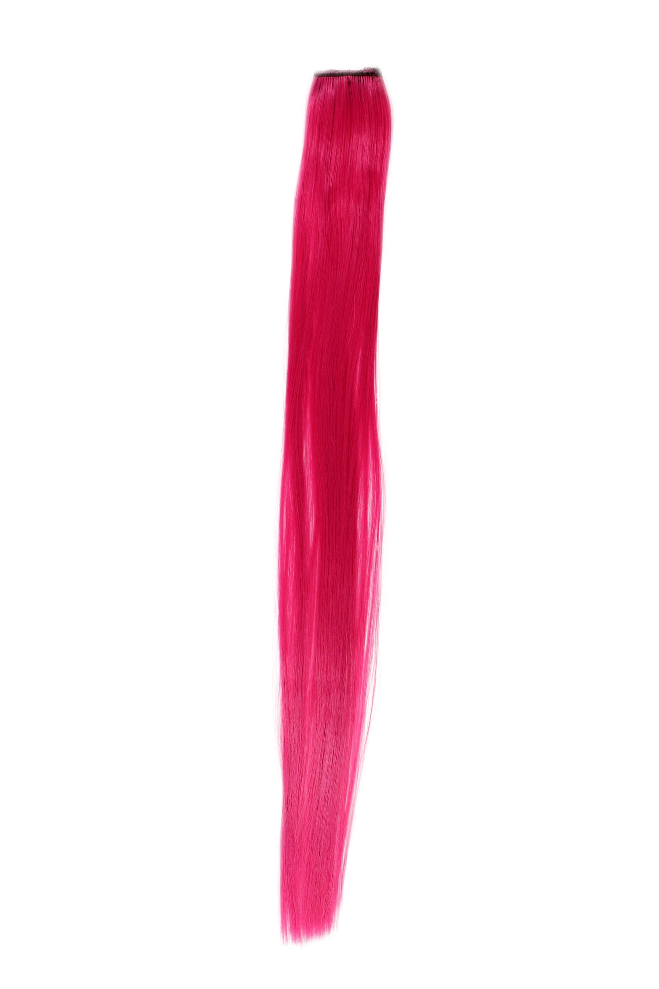 1 Clip-In Extension Strähne glatt 45 cm Purpurrot YZF-P1S18-T2314, Vorderansicht, WIG ME UP: Ihr Perücken Online Shop glatte Extensions Purpurrot 45 cm lang
