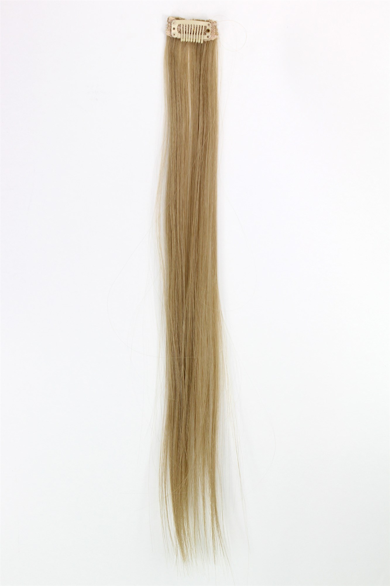 glatte Extensions Helles Aschblond 45 cm lang