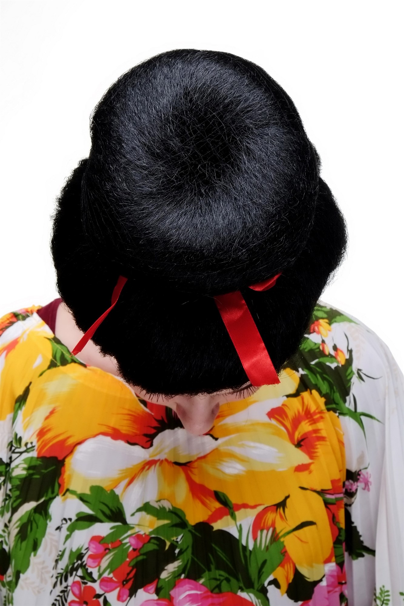 Party/Fancy Dress/Halloween Lady WIG black Geisha Japan Asian Mistress 2120, view 4, WIG ME UP: Your Perücken Online Shop Party Wig, Ladies, Black, straight, short