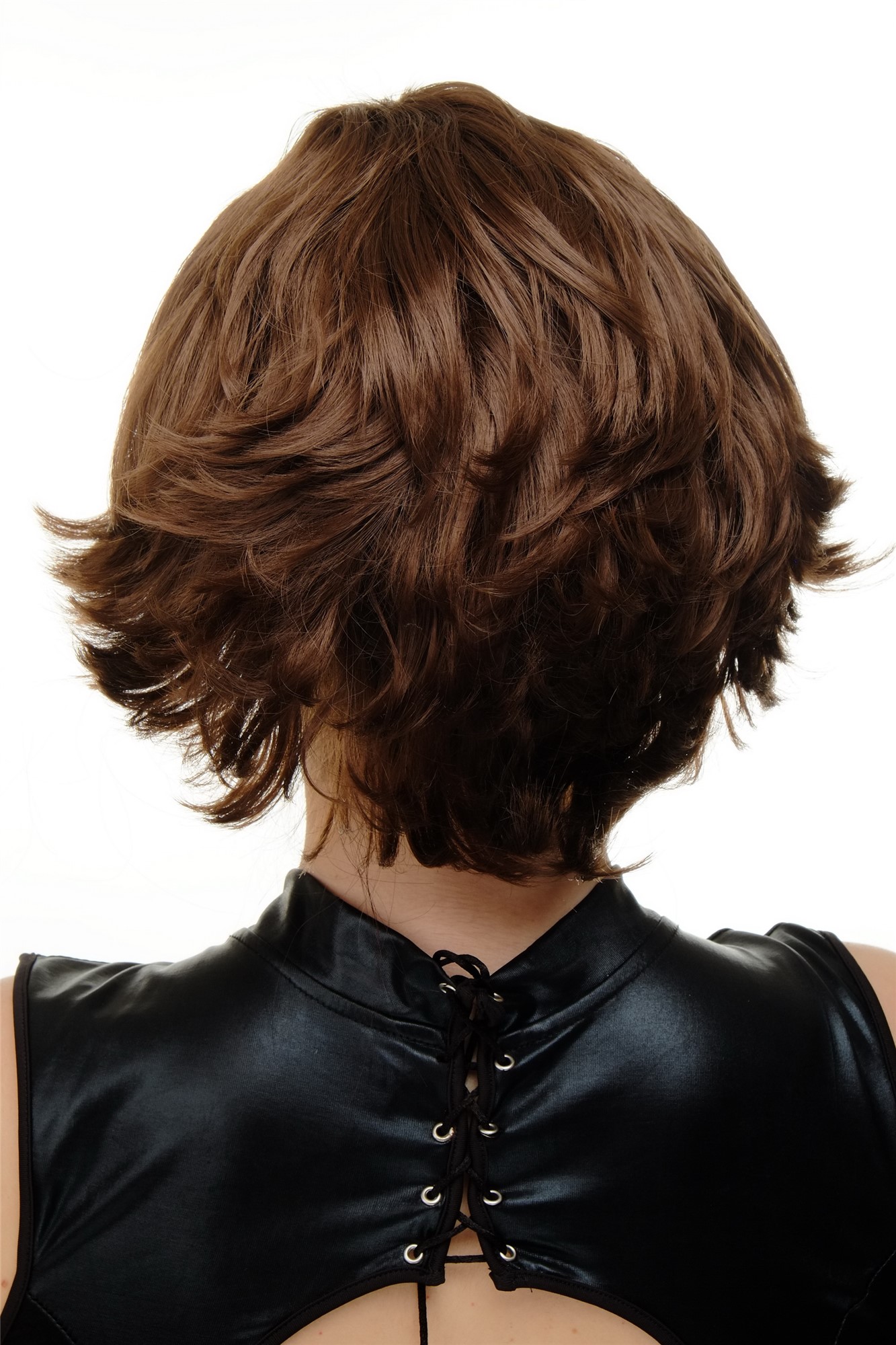 Lady women wig short wild style medium ash brown heat resistant WIG ETW-7079HT, view 4, WIG ME UP: Your Perücken Online Shop Quality Wigs, Ladies, medium ash brown, wavy, short