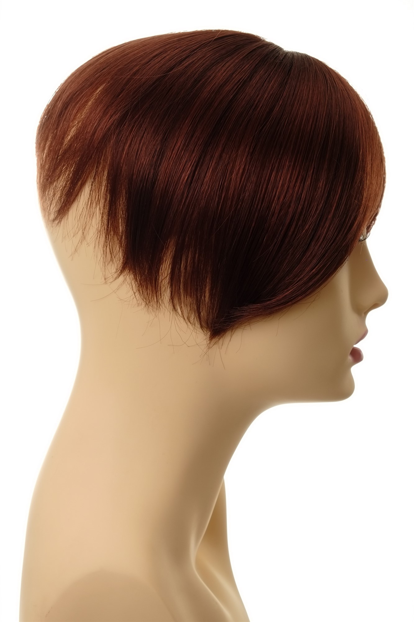 Toupet Haarteil Topaufsatz Rostbraun L008-35, Ansicht 3, WIG ME UP: Ihr Perücken Online Shop Toupet glatt Rostbraun 20 cm