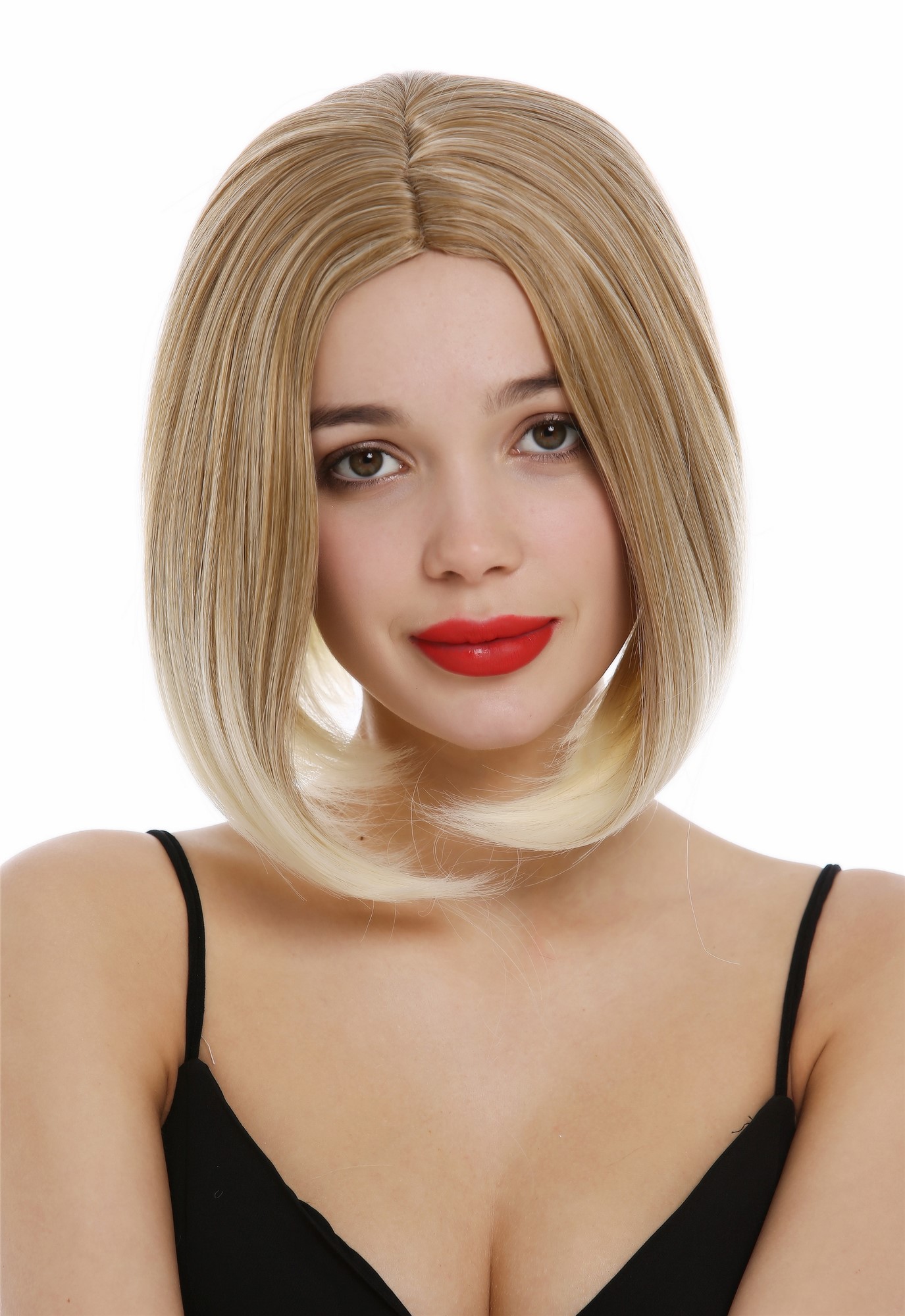 Quality Wigs, Ladies, blond mix, straight, short