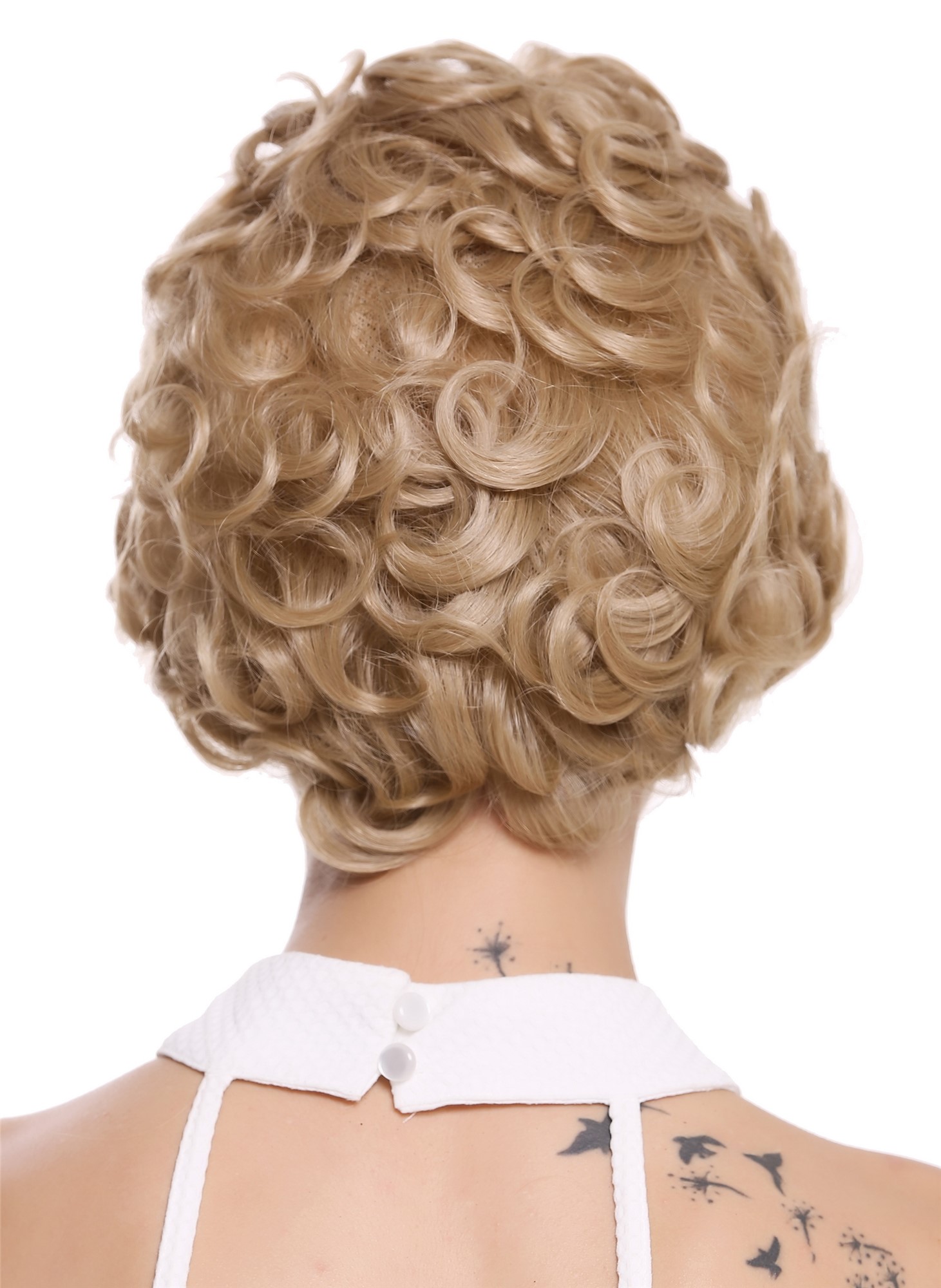 Lady wig monofilament handmade short curls curly dark blonde DW2308-FHT-MF, view 4, WIG ME UP: Your Perücken Online Shop Quality Wigs, Ladies, ash blonde, curled, short