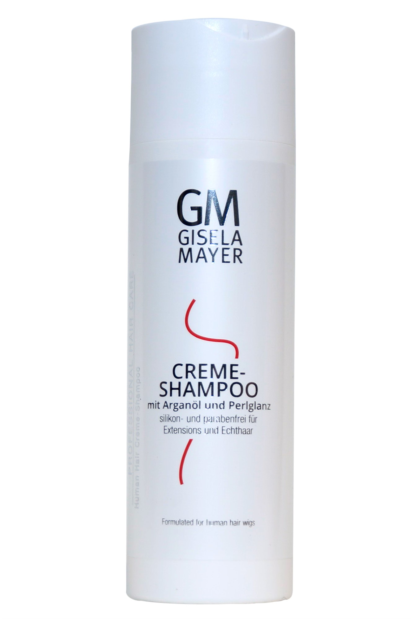 Gisela Mayer - Human Hair Creme Shampoo mit Arganöl & Perlglanz 200 ml Echthaar, Vorderansicht, WIG ME UP: Ihr Perücken Online Shop Pflegeprodukt für Perücken und Haarteile