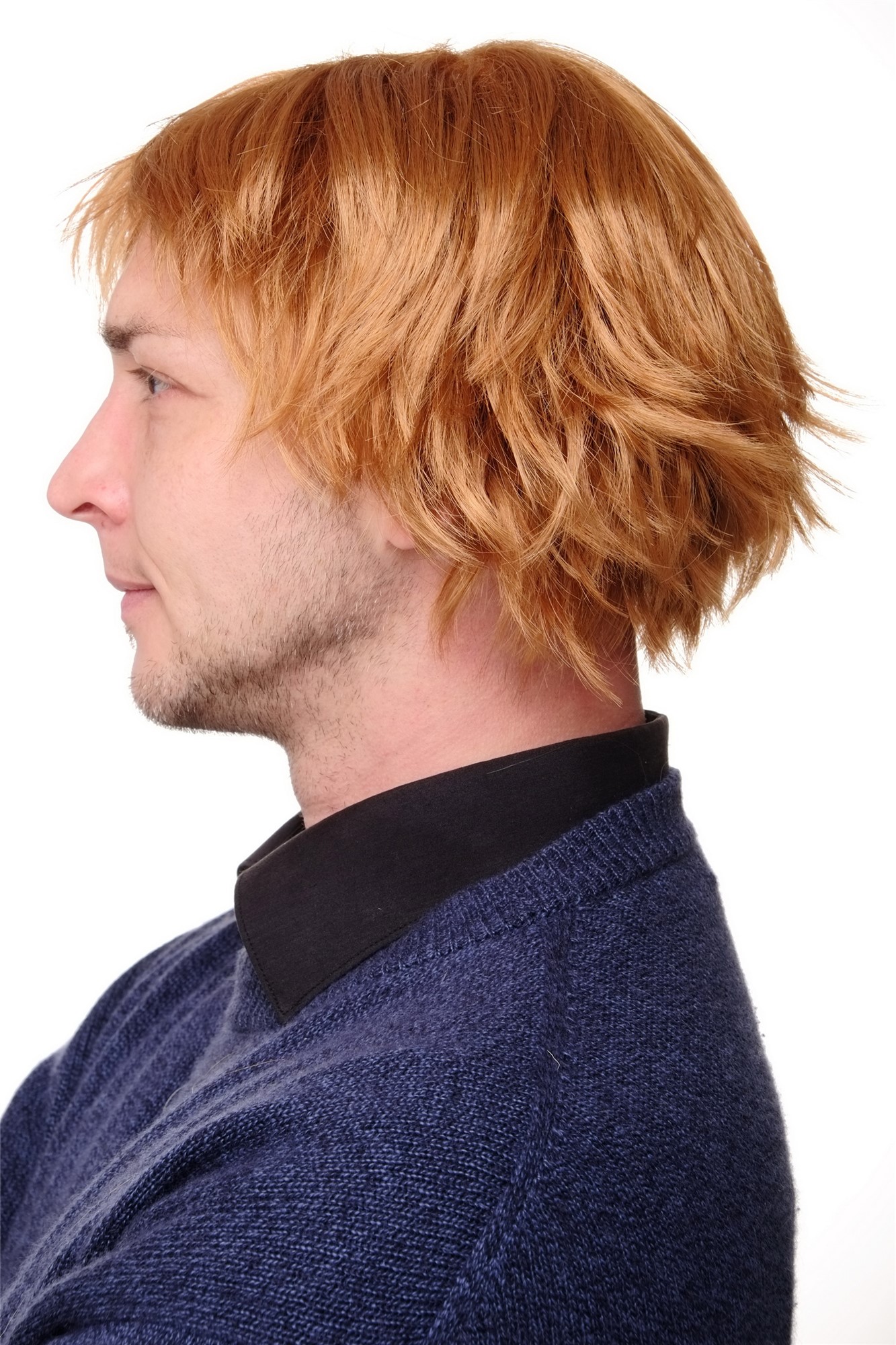 WIG ME UP ® GFW1843-27C Man Men Gents  Wig long fringed frayed strawberry blond, view 2, WIG ME UP: Your Perücken Online Shop Quality Wigs, Men, copper blonde, wavy, short