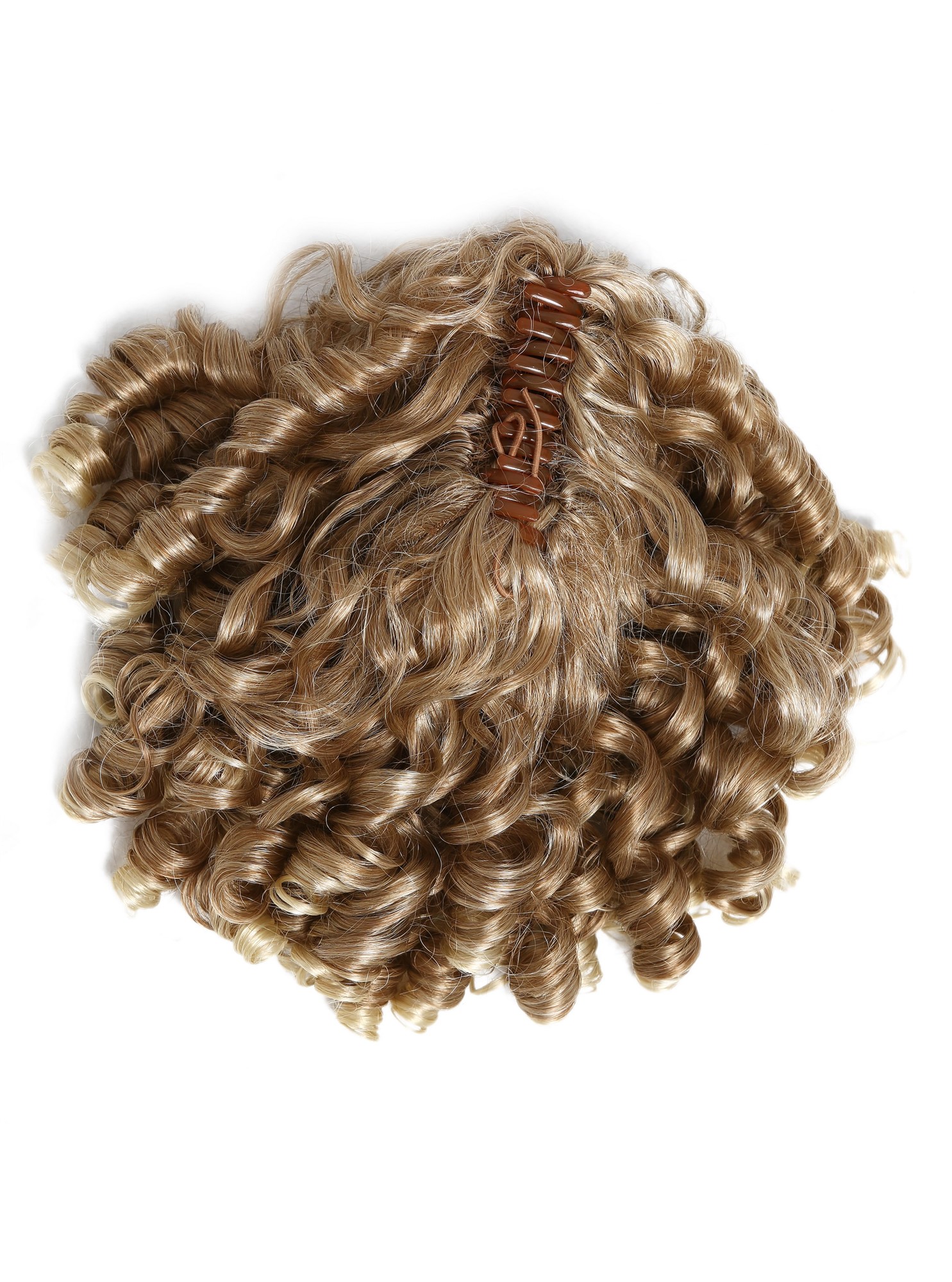hochwertiger Zopf Pferdeschwanz Korkenzieher-Locken lockig Blond Mix N900A+2-V-27T613, Ansicht 6, WIG ME UP: Ihr Perücken Online Shop lockiges Zopf-Haarteil Blond-Mix 30 cm lang