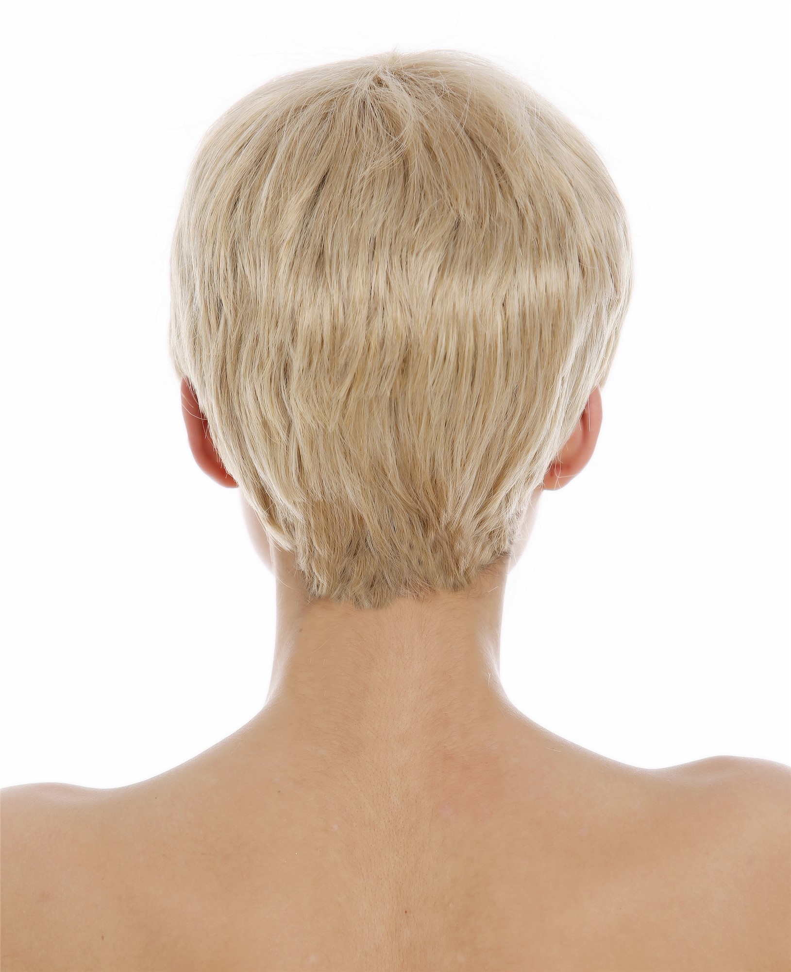 hochwertige Qualitätsperücken, Perücke kurz Pixie Cut Pony Blond Mix gesträhnt SA098-24BT613, Ansicht 5, WIG ME UP: Ihr Perücken Online Shop glatte Tressen-Perücke Hellblond kurze Haare für Damen