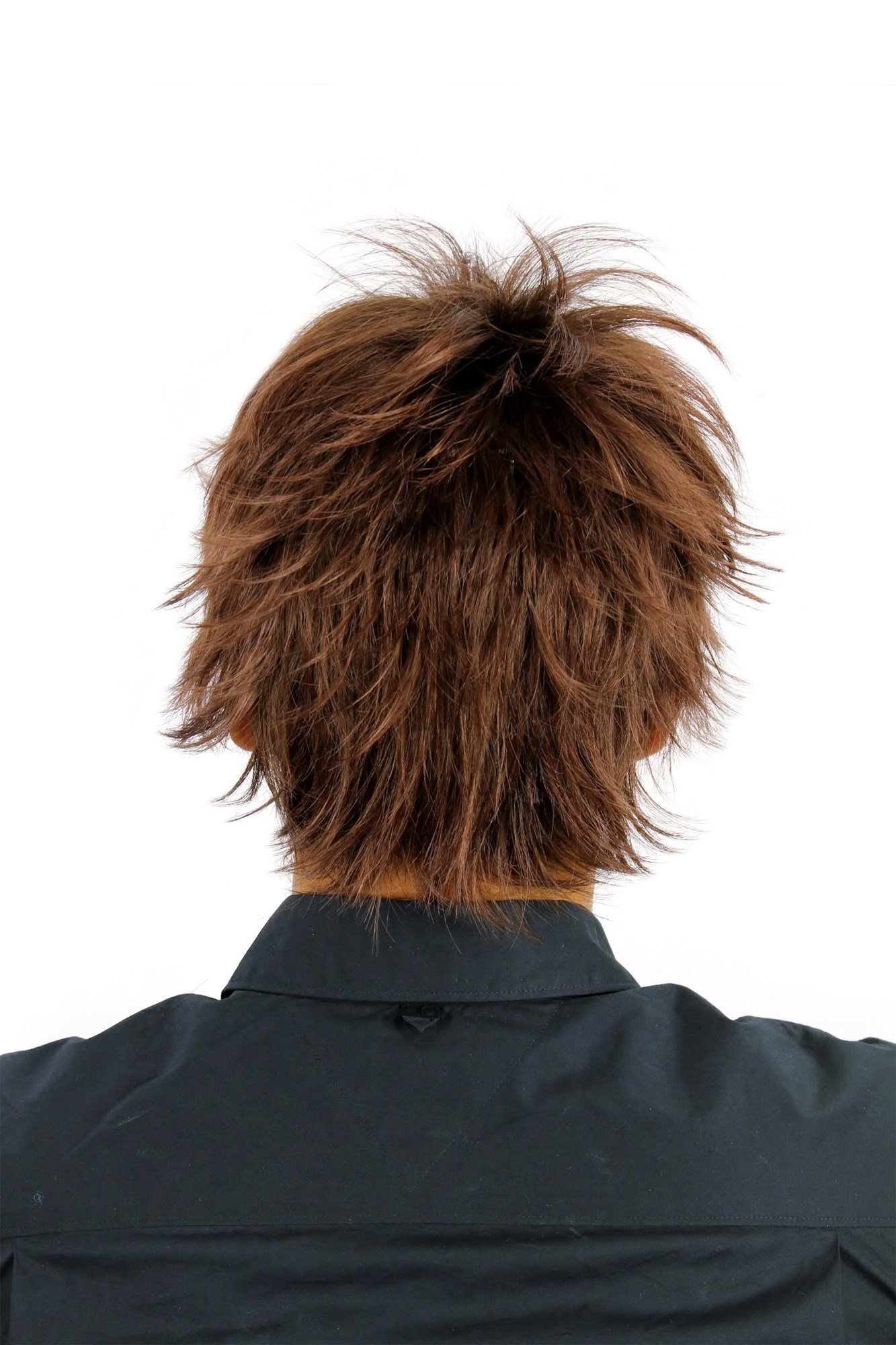 WL-2052A-4T33 Men Gents  Wig short wild youthful mahogany brown mix, view 3, WIG ME UP: Your Perücken Online Shop Quality Wigs, Men, chestnut, wavy, short