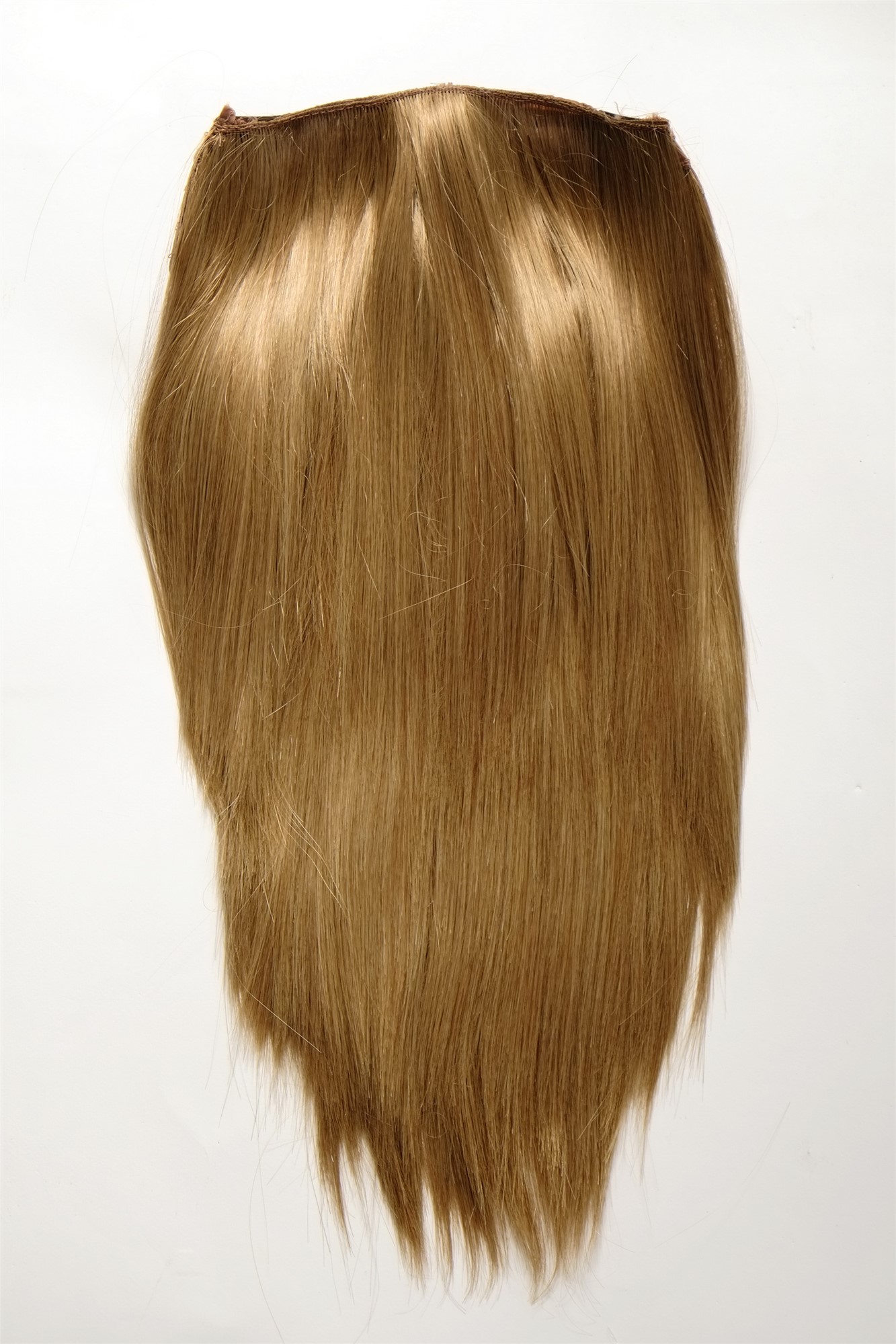 Clip-in Haarteil mit 5 Klammern glatte lange Haare Gold-Aschblond HD1401-19, Ansicht 2, WIG ME UP: Ihr Perücken Online Shop glatte Halbperücke Gold-Aschblond 50 cm lang