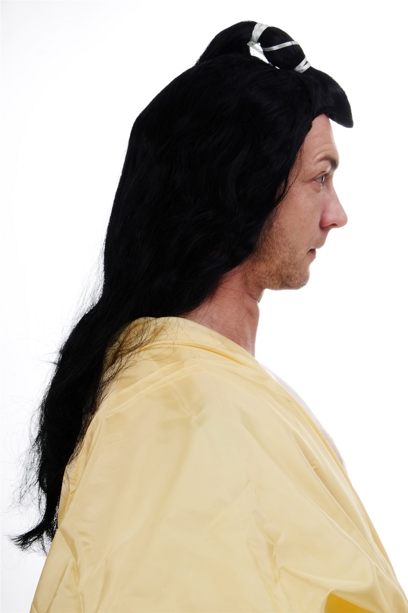 Party Wig, Men, Black, wavy, long