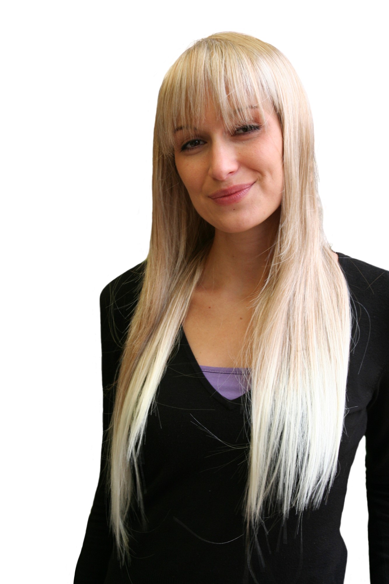 Quality Wigs, Ladies, strawberry blonde-platinum blonde mix, straight, long