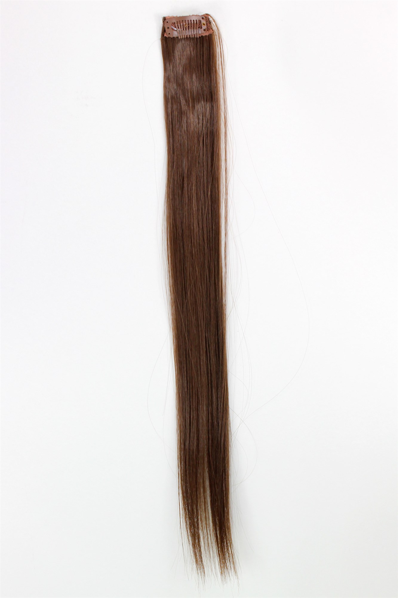 glatte Extensions Hellbraun 45 cm lang