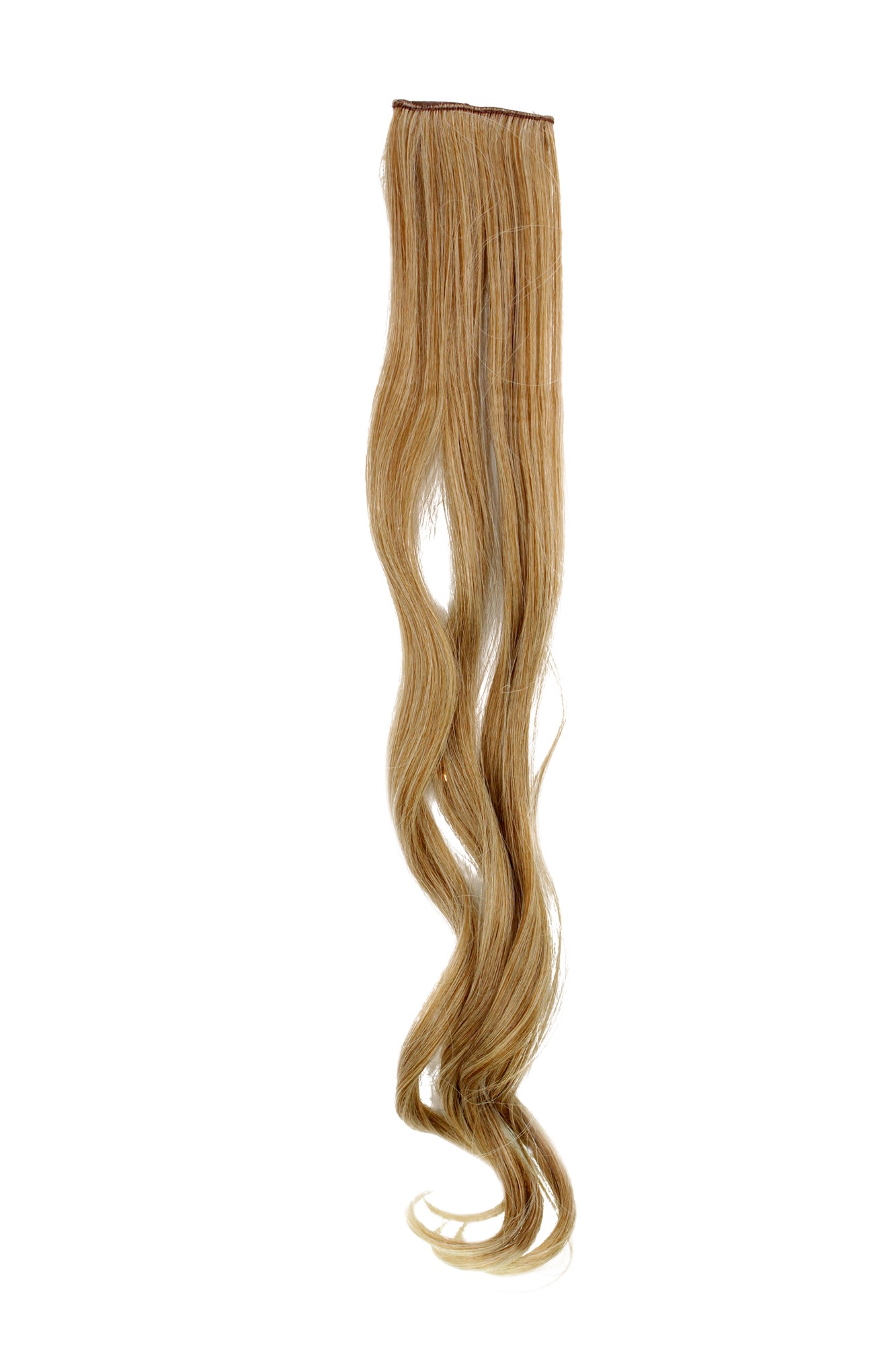 wellige Extensions Kupfer-Hell-Blond-Mix 63 cm lang