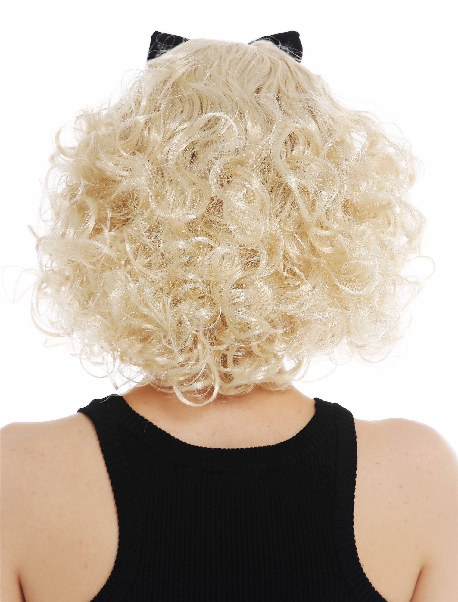 Party Wig, Ladies, light blonde, curled, short