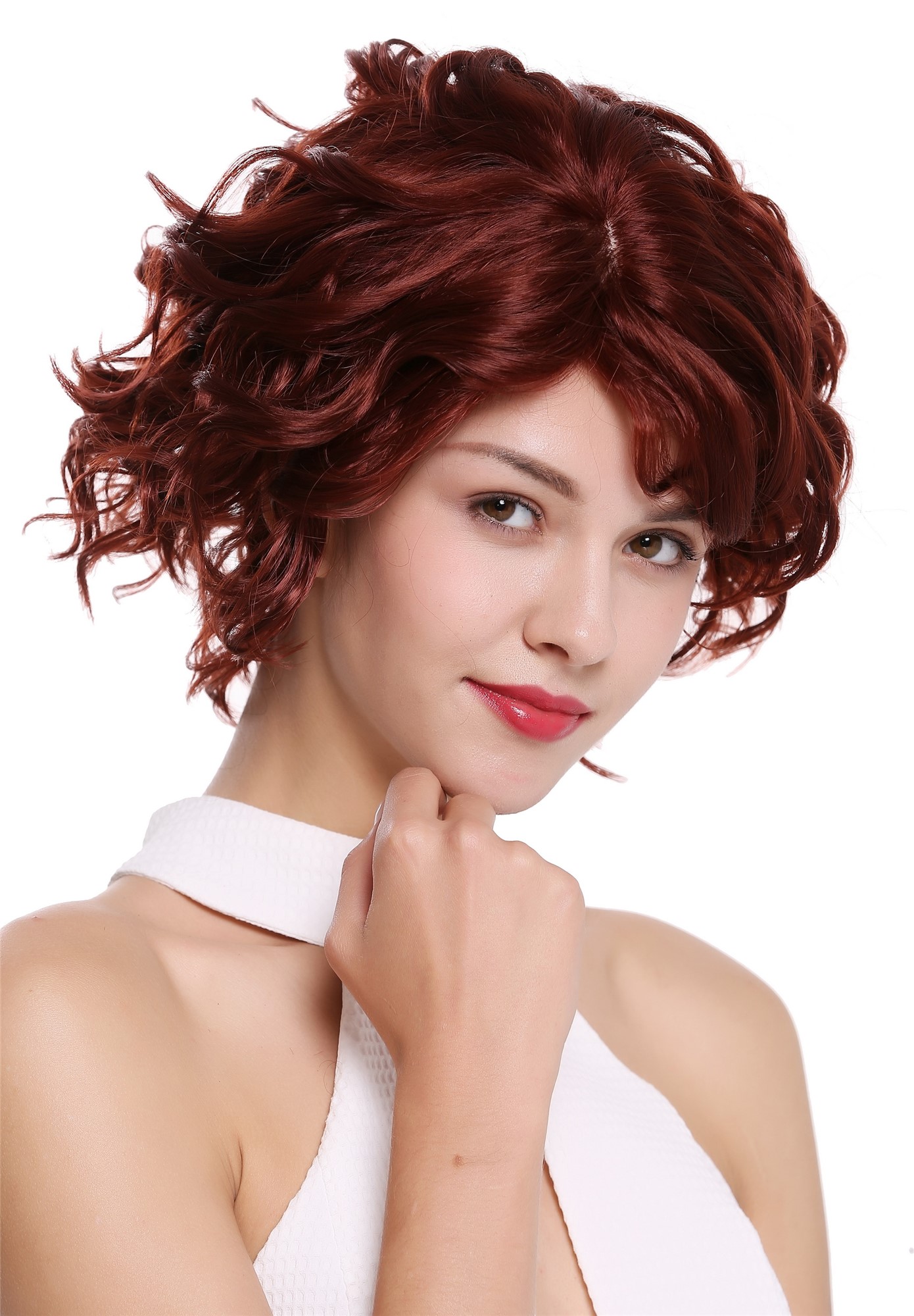 Quality Wigs, Ladies, reddish brown, wavy, short