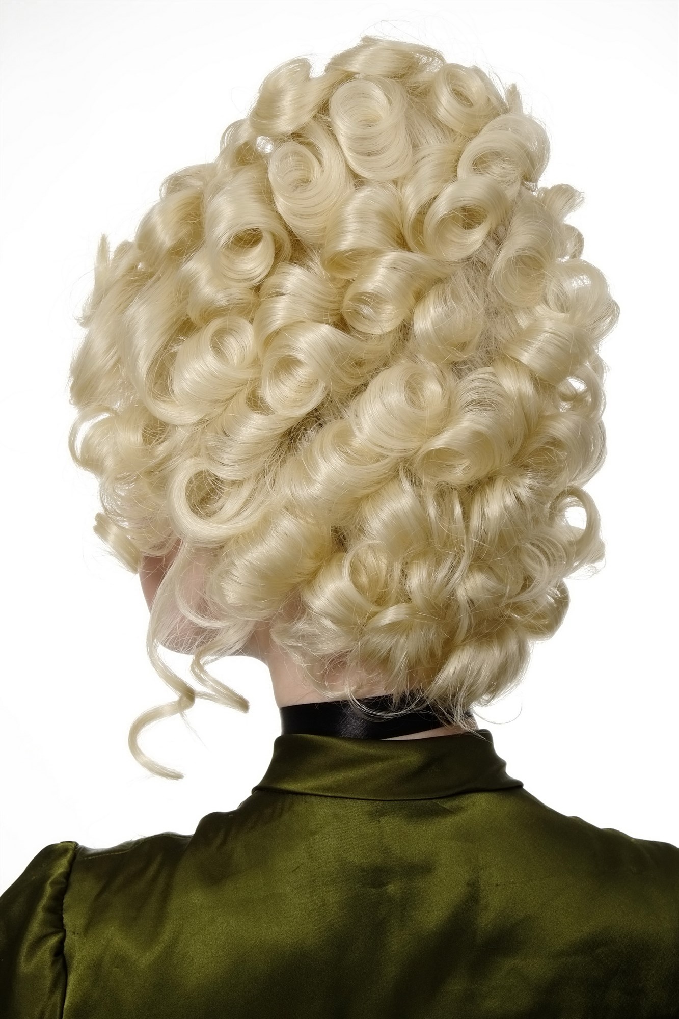 Quality Wigs, Ladies, platinum blonde, curled, short