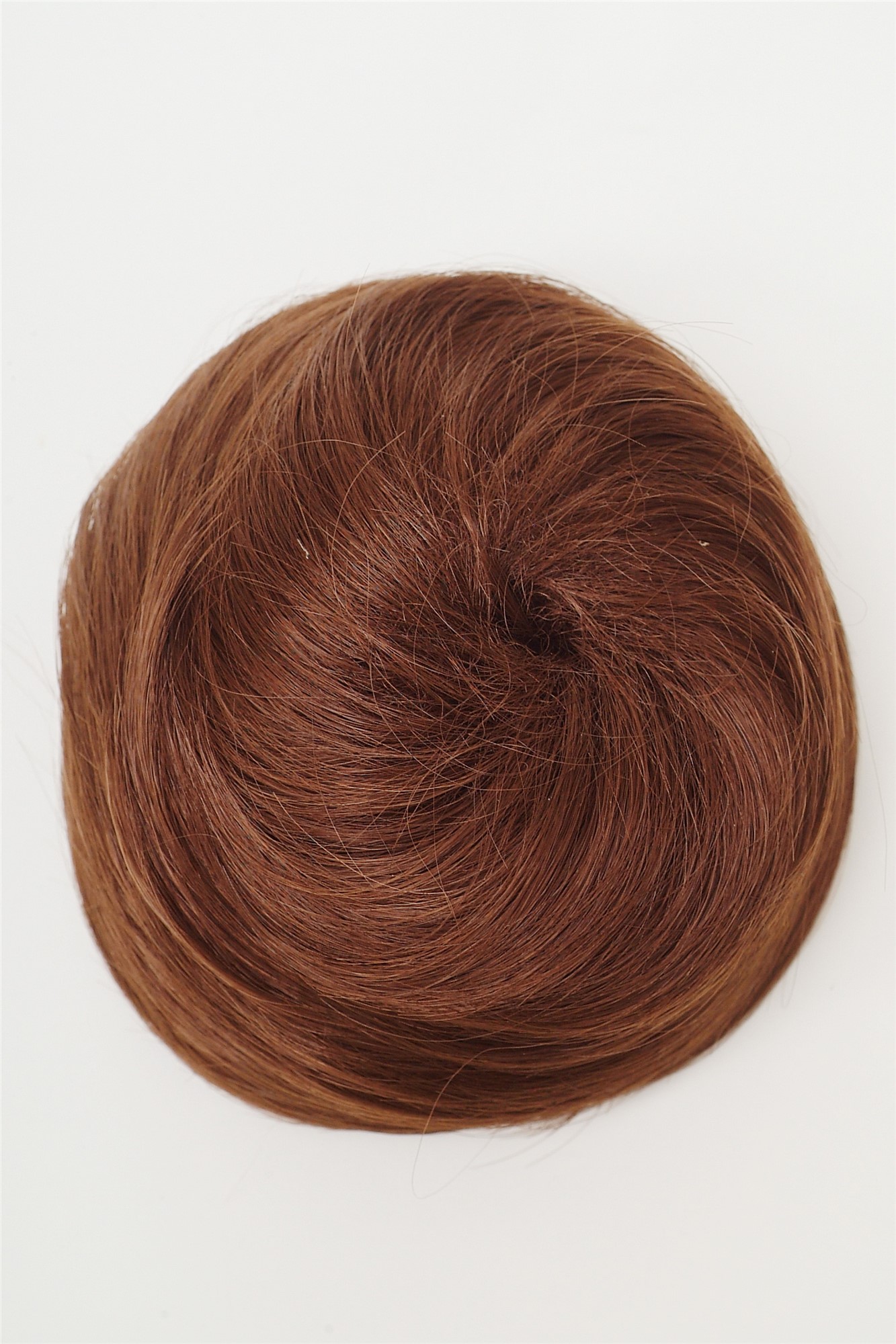 Dutt Haarknoten 60er Vintage Braun Modell: NHA-004B, Ansicht 2, WIG ME UP: Ihr Perücken Online Shop glatter Dutt Haarteil Mittelbraun