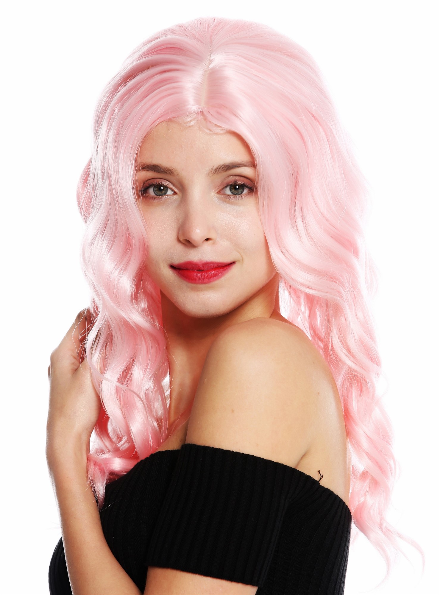 Quality Wigs, Ladies, light pink, straight, long