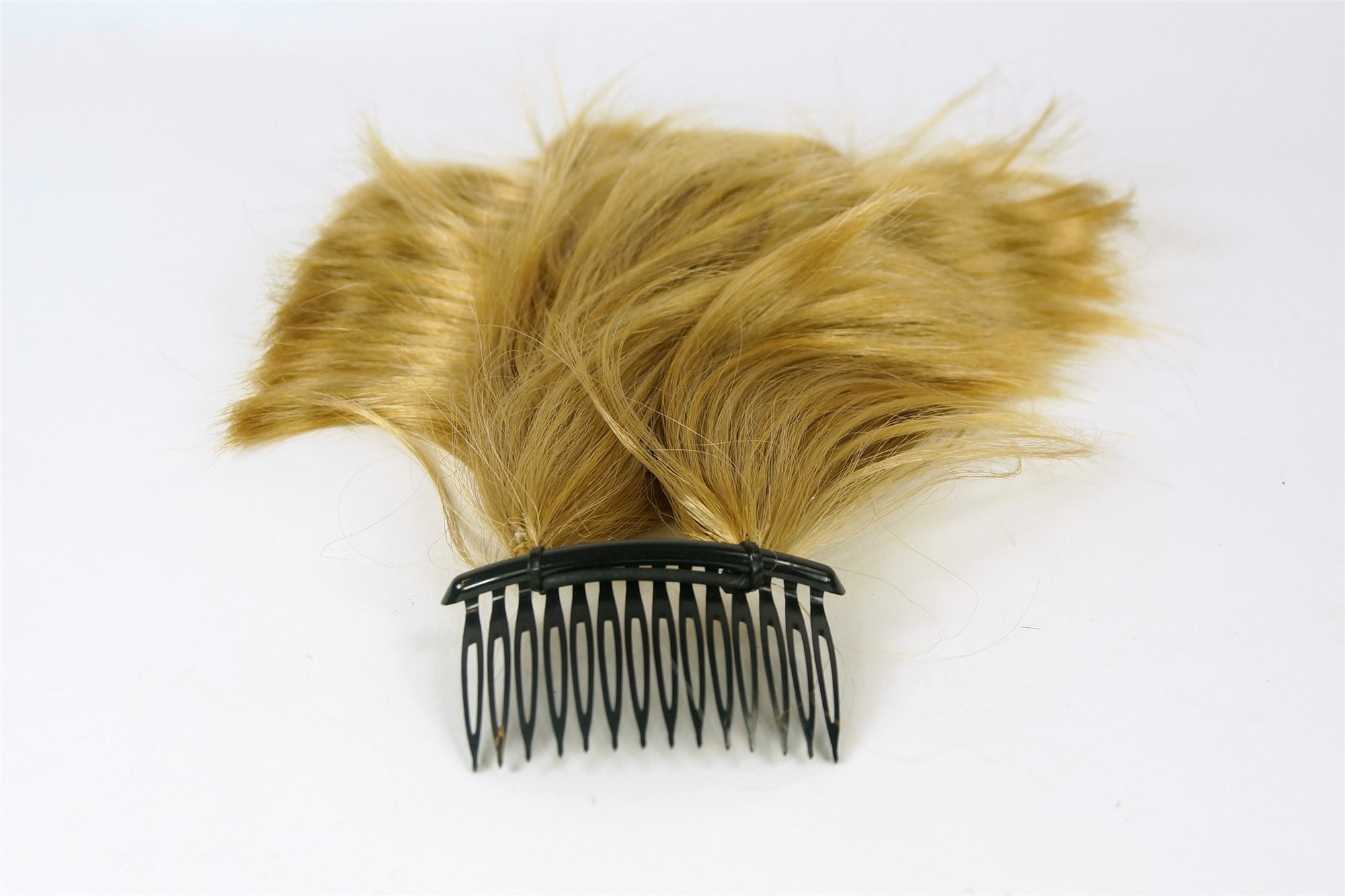 Hairpiece ponytail extension comb short wavy very light golden blonde JL-3135 , view 7, WIG ME UP: Your Perücken Online Shop Ponytails, golden blonde, wavy, short