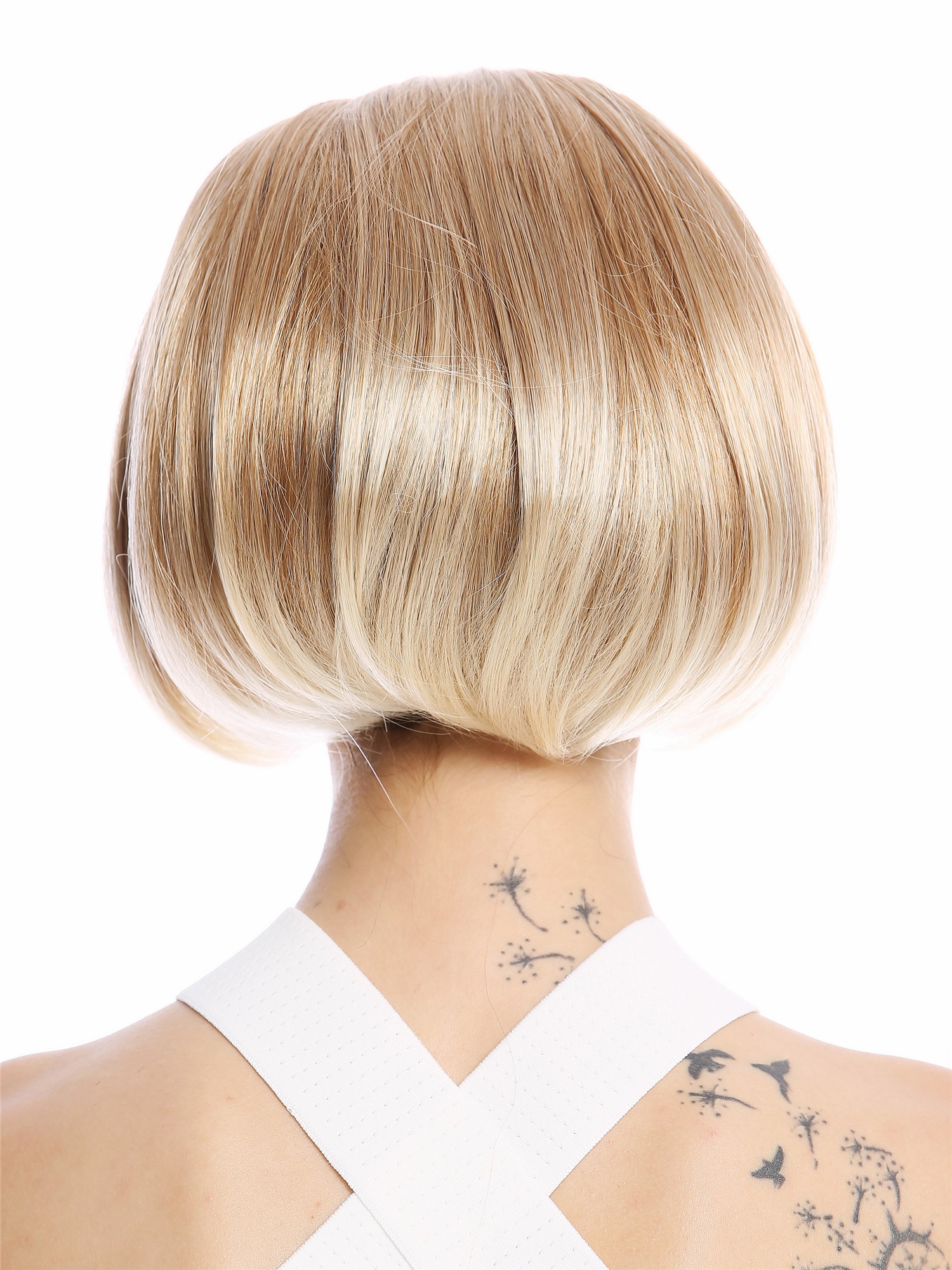 Halbperücke edel geflochtener Haarreif Glatt Blond Mix 90606-27T613, Ansicht 4, WIG ME UP: Ihr Perücken Online Shop geflochtene Halbperücke Blond-Mix 30 cm lang