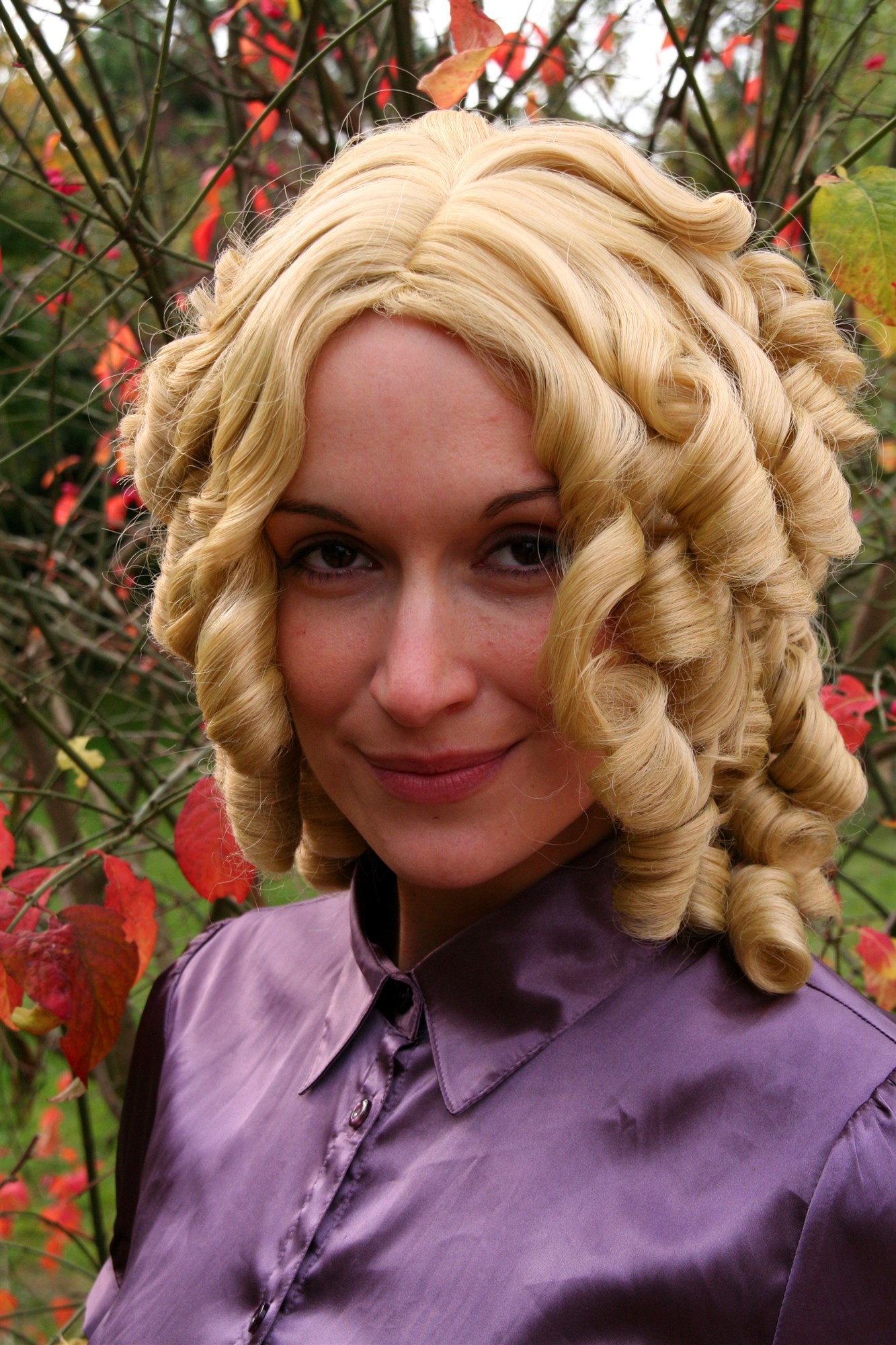 hochwertige Qualitätsperücken, Damen Perücke mit Locken/Spirallocken im Barock-Look Hellblond Blond 6006A-202, Ansicht 5, WIG ME UP: Ihr Perücken Online Shop lockige Tressen-Perücke mit Kopfhaut-Imitat Blond schulterlange Haare für Damen