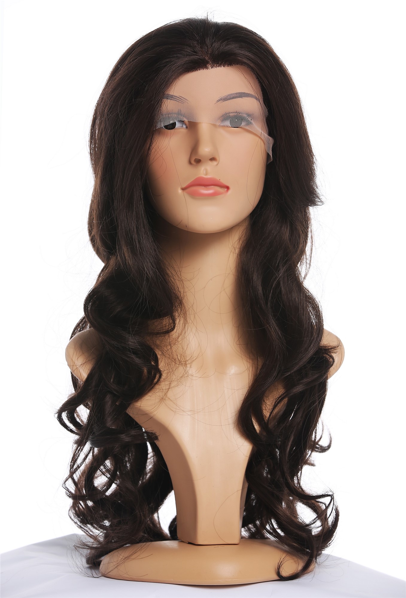 Quality Wigs, Ladies, medium brown, wavy, long