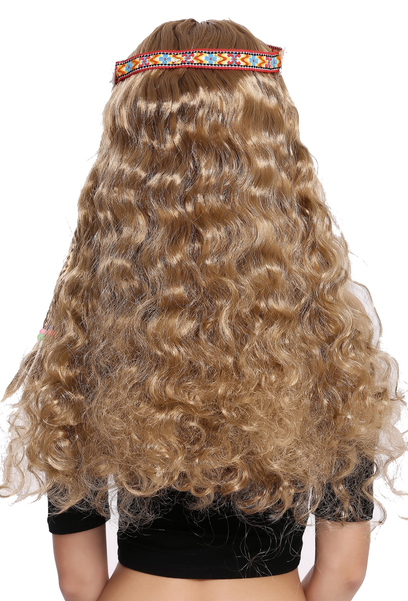 Party Wig, Ladies, Brown, wavy, long