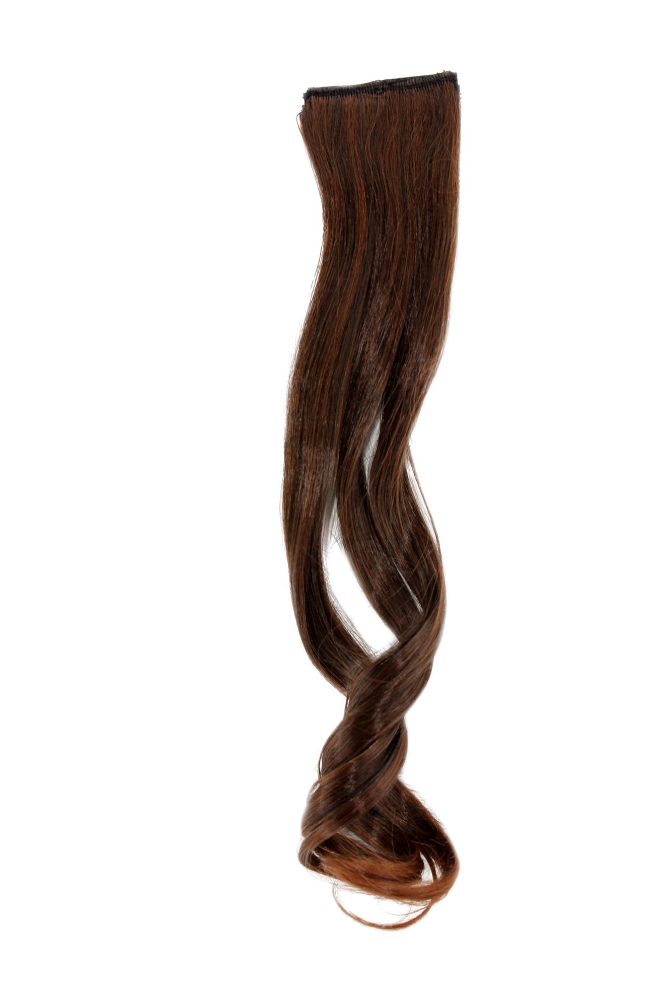 wellige Extensions Dunkel Rotbraun 45 cm lang