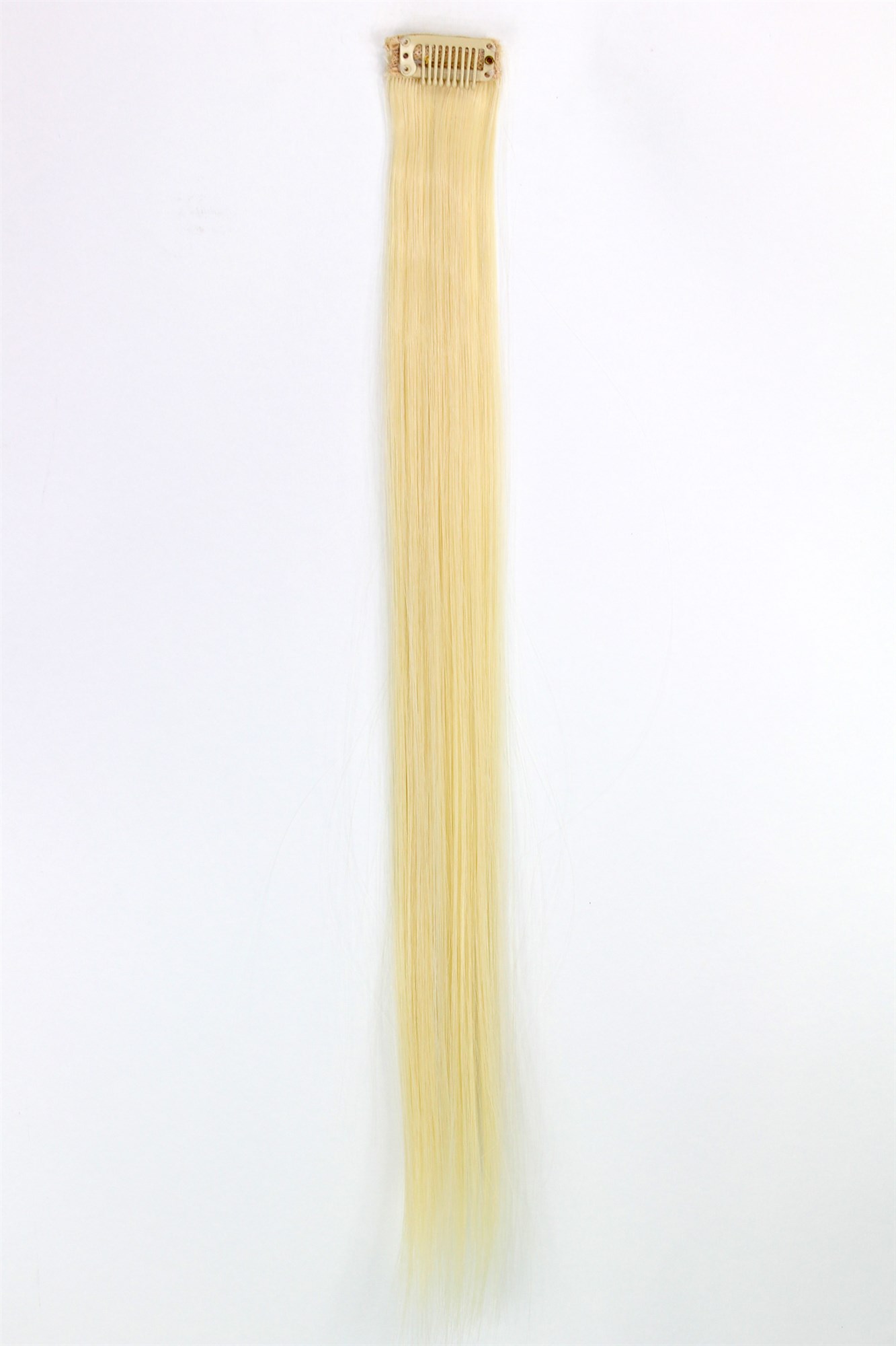 glatte Extensions Lichtblond 45 cm lang