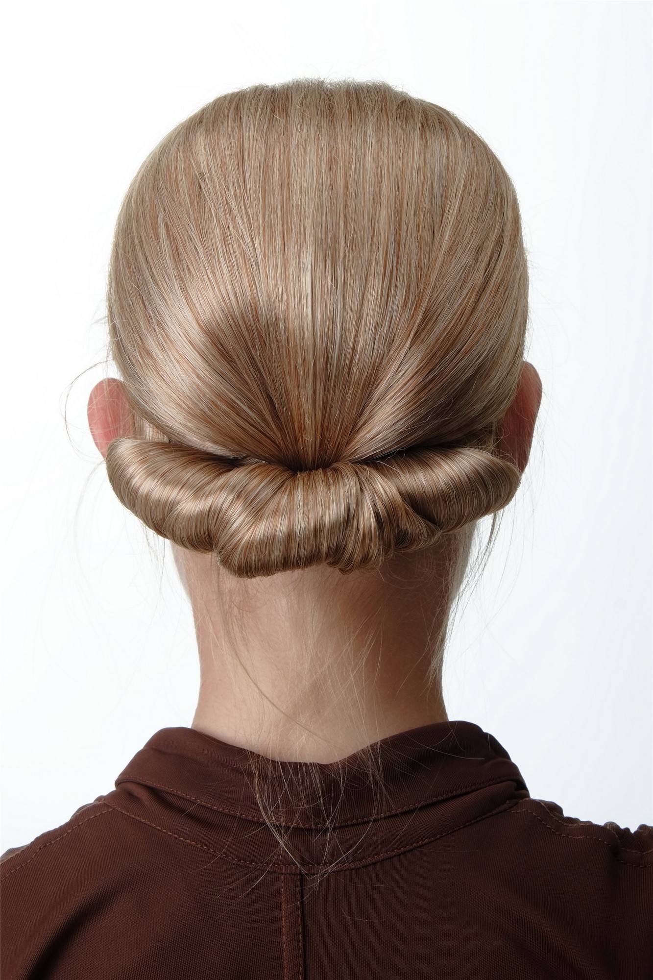 Haarknoten Dutt breit Dame Blond Mix N792-27T613, Vorderansicht, WIG ME UP: Ihr Perücken Online Shop glatter Dutt Haarteil Blond