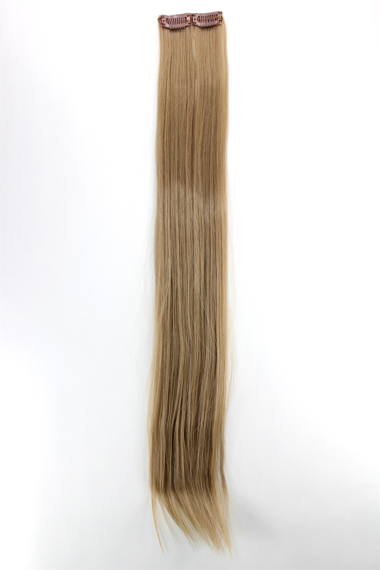 glatte Extensions Aschblond 63 cm lang