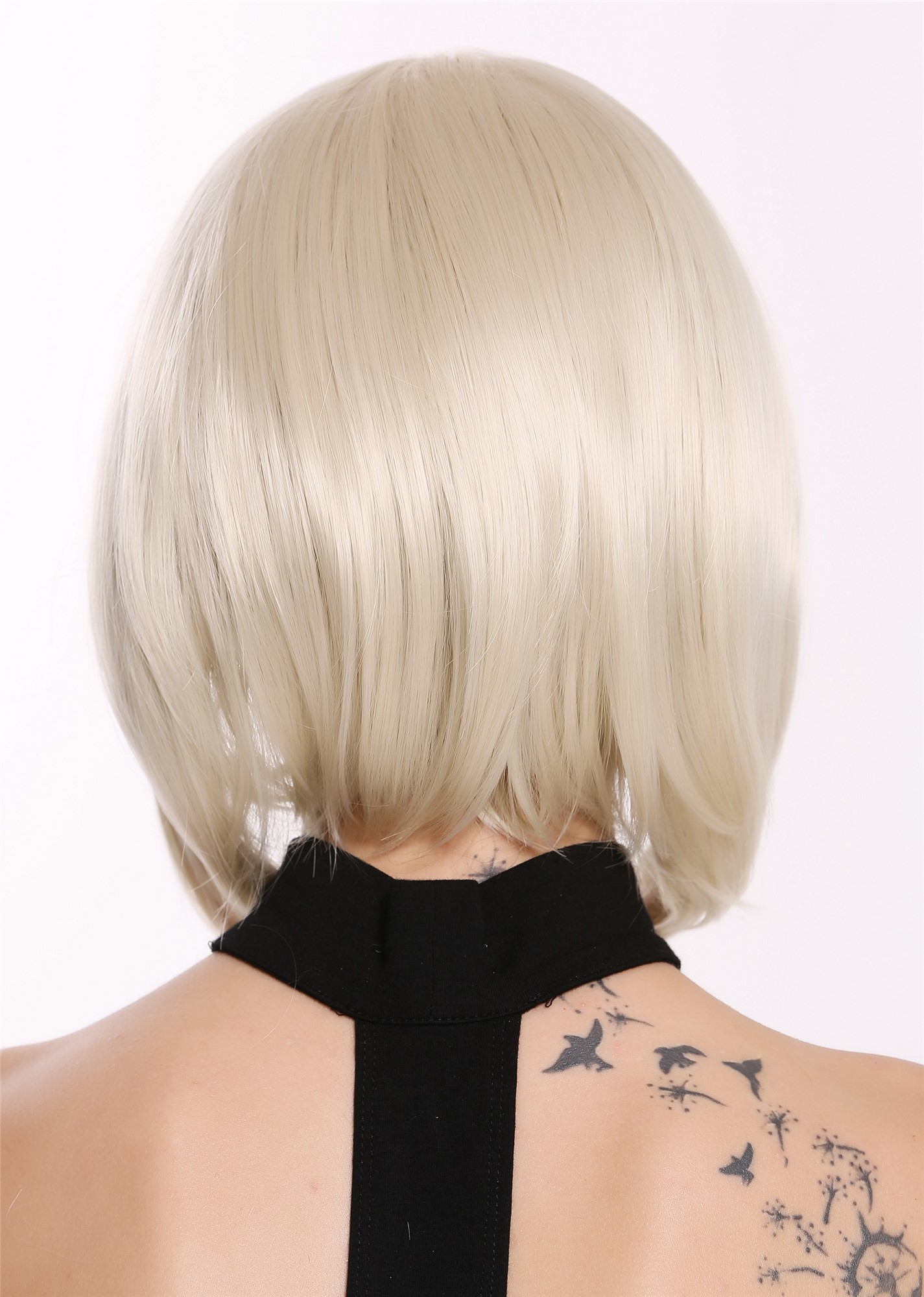 Lady Wig short Longbob Bob straight curved tips parting bright blond JH-713, view 4, WIG ME UP: Your Perücken Online Shop Quality Wigs, Ladies, light blonde, straight, short