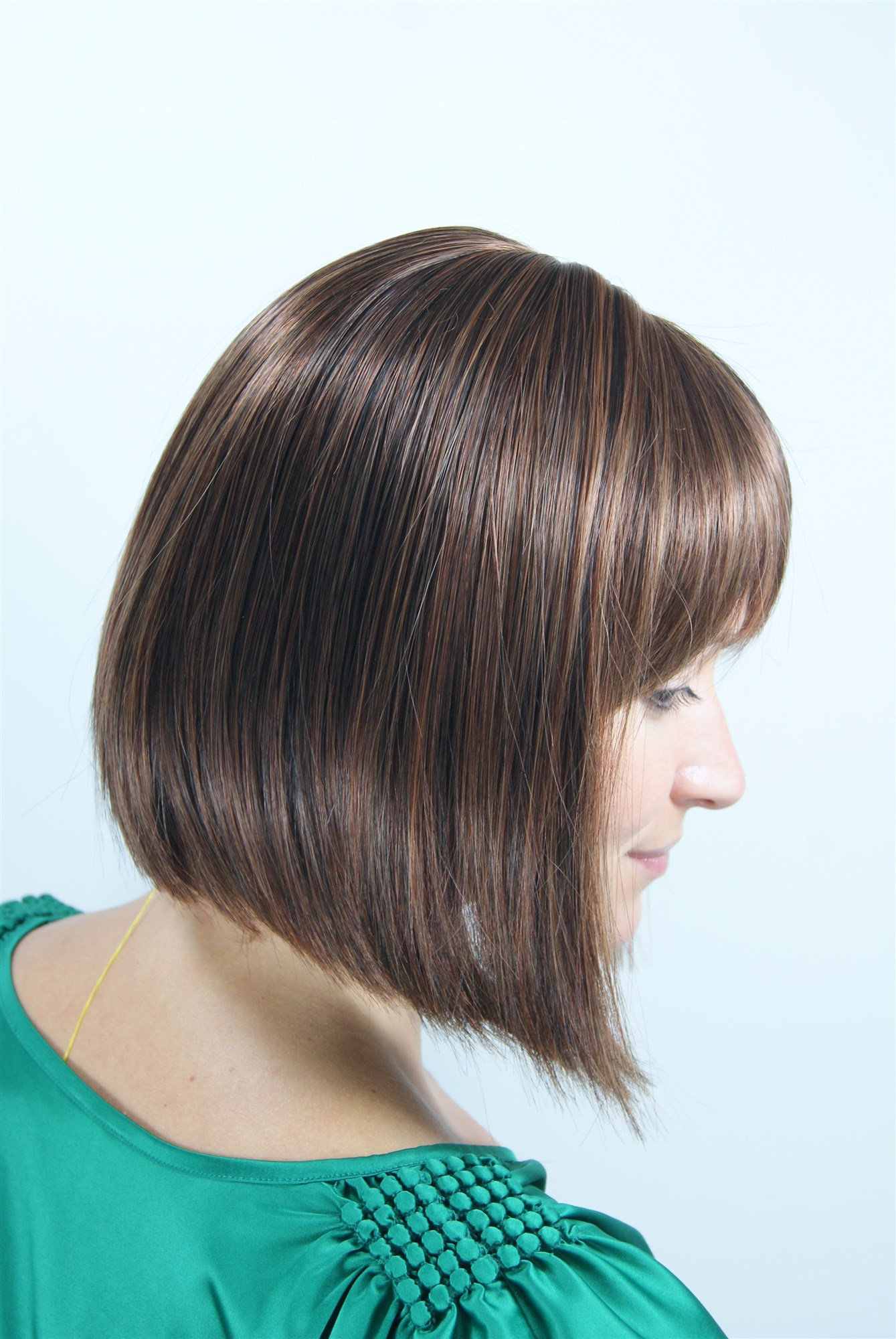Lady women wig classic Bob Longbob bangs fringe straight short mixed brown 2212, view 4, WIG ME UP: Your Perücken Online Shop Quality Wigs, Ladies, brown mix, straight, short