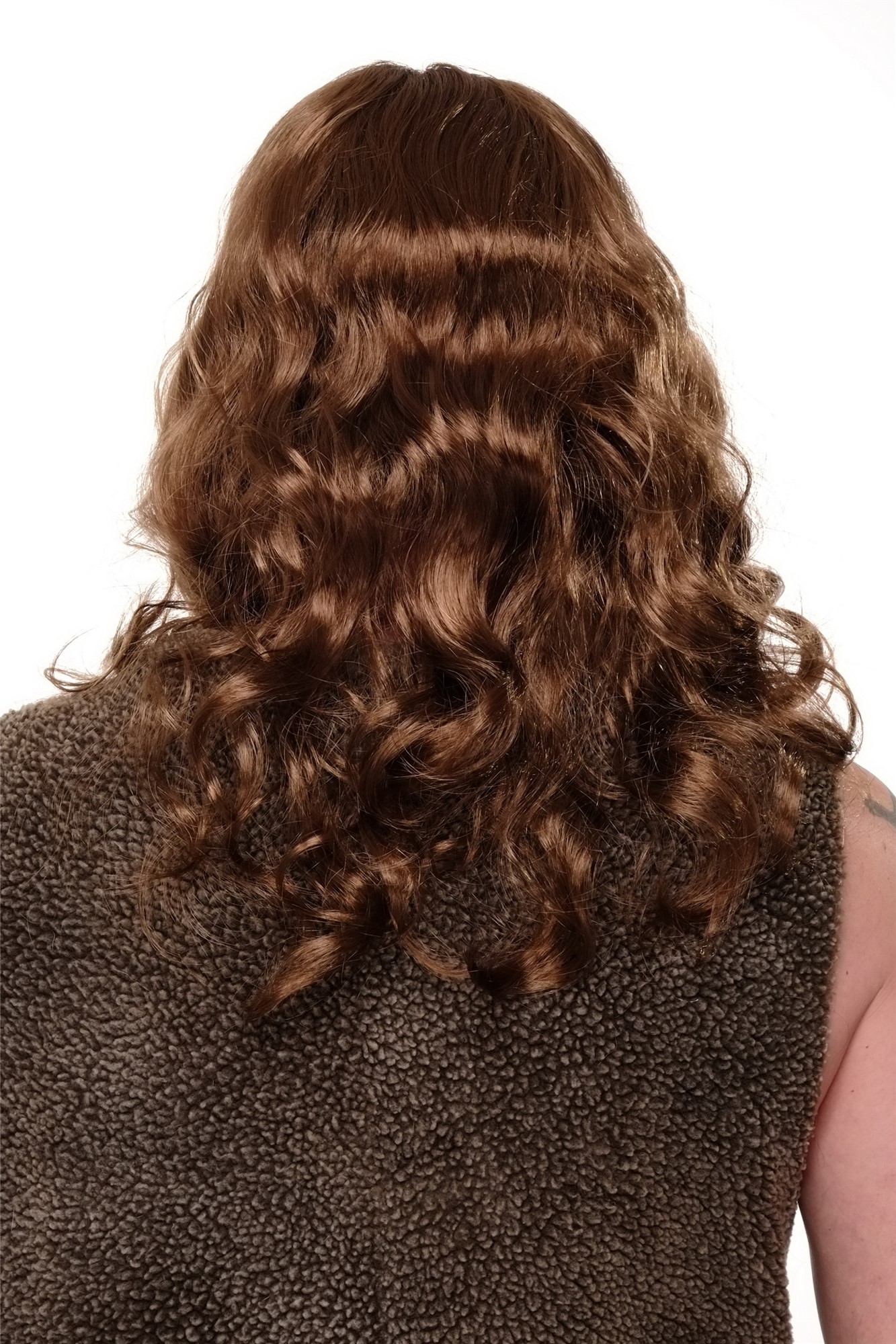 Party Wig, Men, Brown, Braided, long