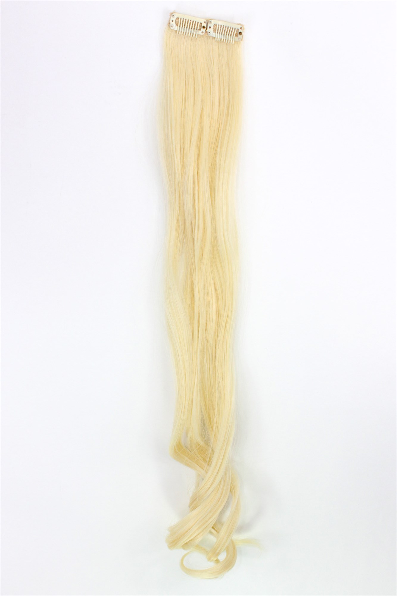 wellige Extensions Lichtblond 63 cm lang