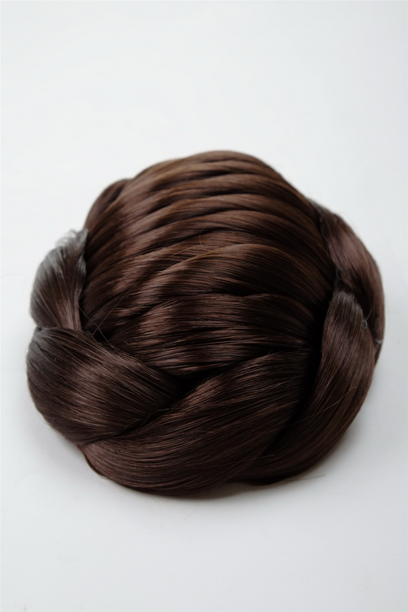 Haarknoten Dutt aufwendig Braun TYD-0022-6, Ansicht 2, WIG ME UP: Ihr Perücken Online Shop geflochtener Dutt Haarteil Braun