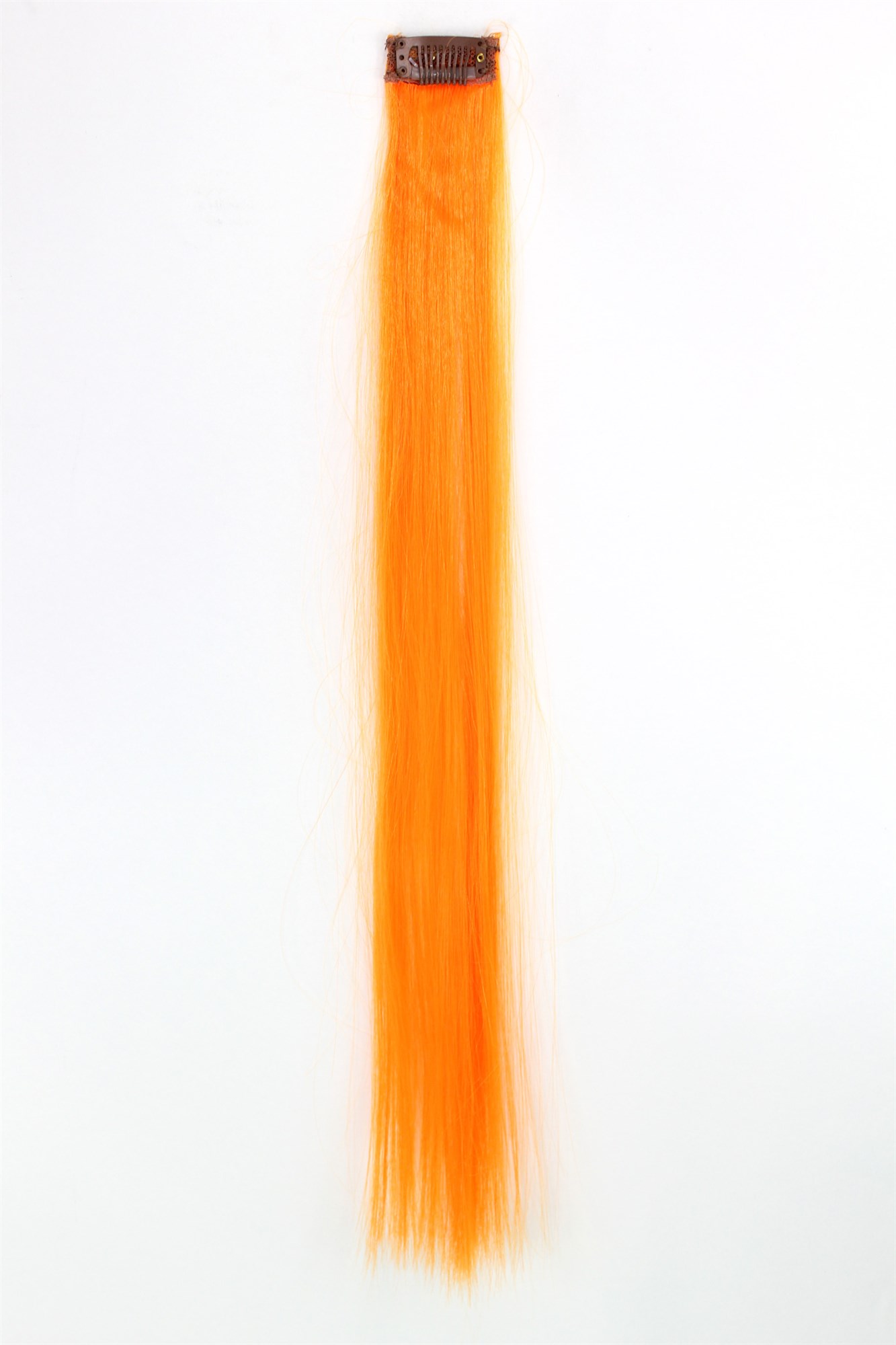 glatte Extensions Orange 45 cm lang