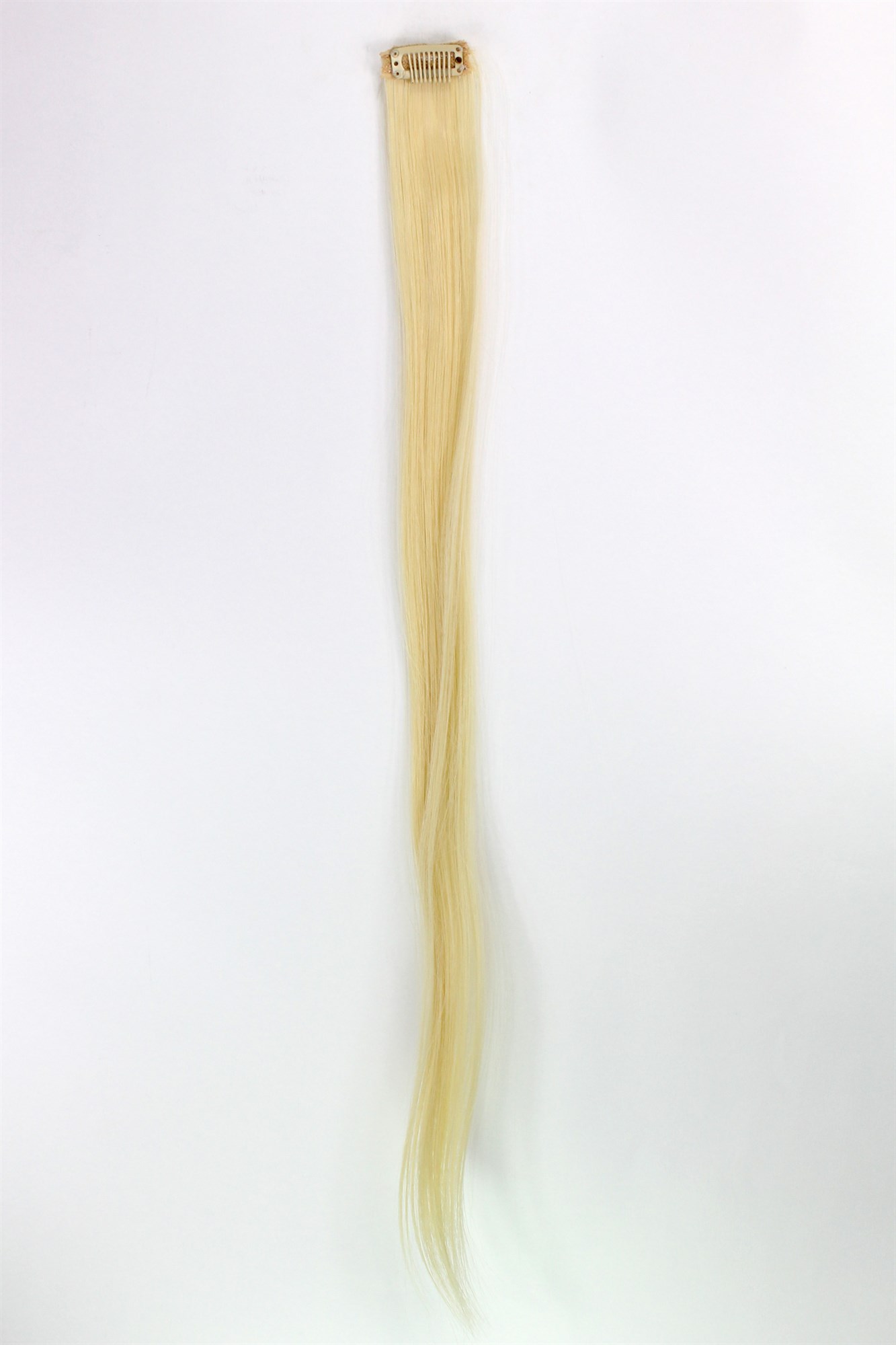 glatte Extensions Hellblond 63 cm lang