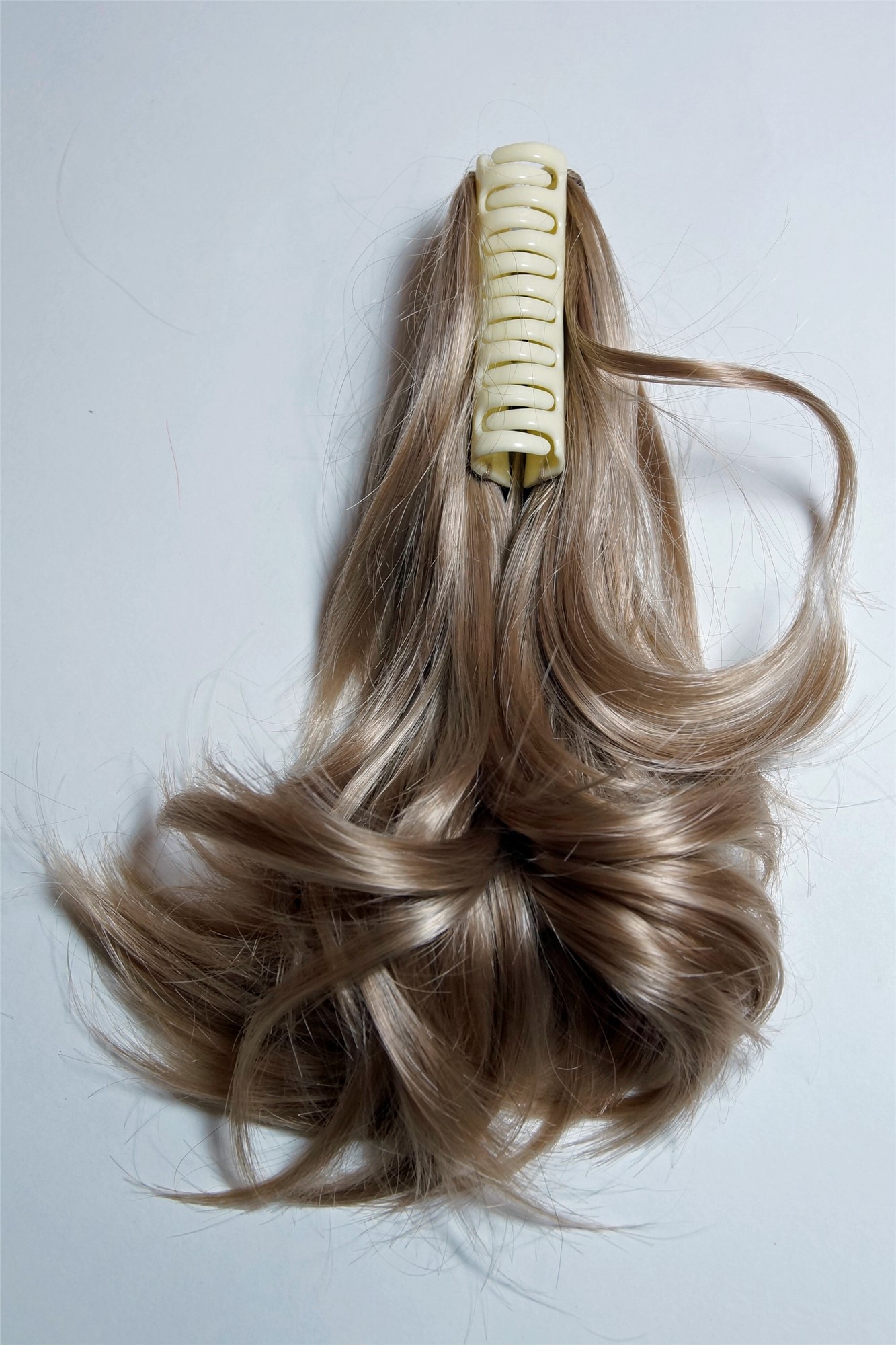 Ponytail Hairpiece Extensions short wavy light ash blond 10" 506-V-24, view 4, WIG ME UP: Your Perücken Online Shop Ponytails, ash blonde, curled, short