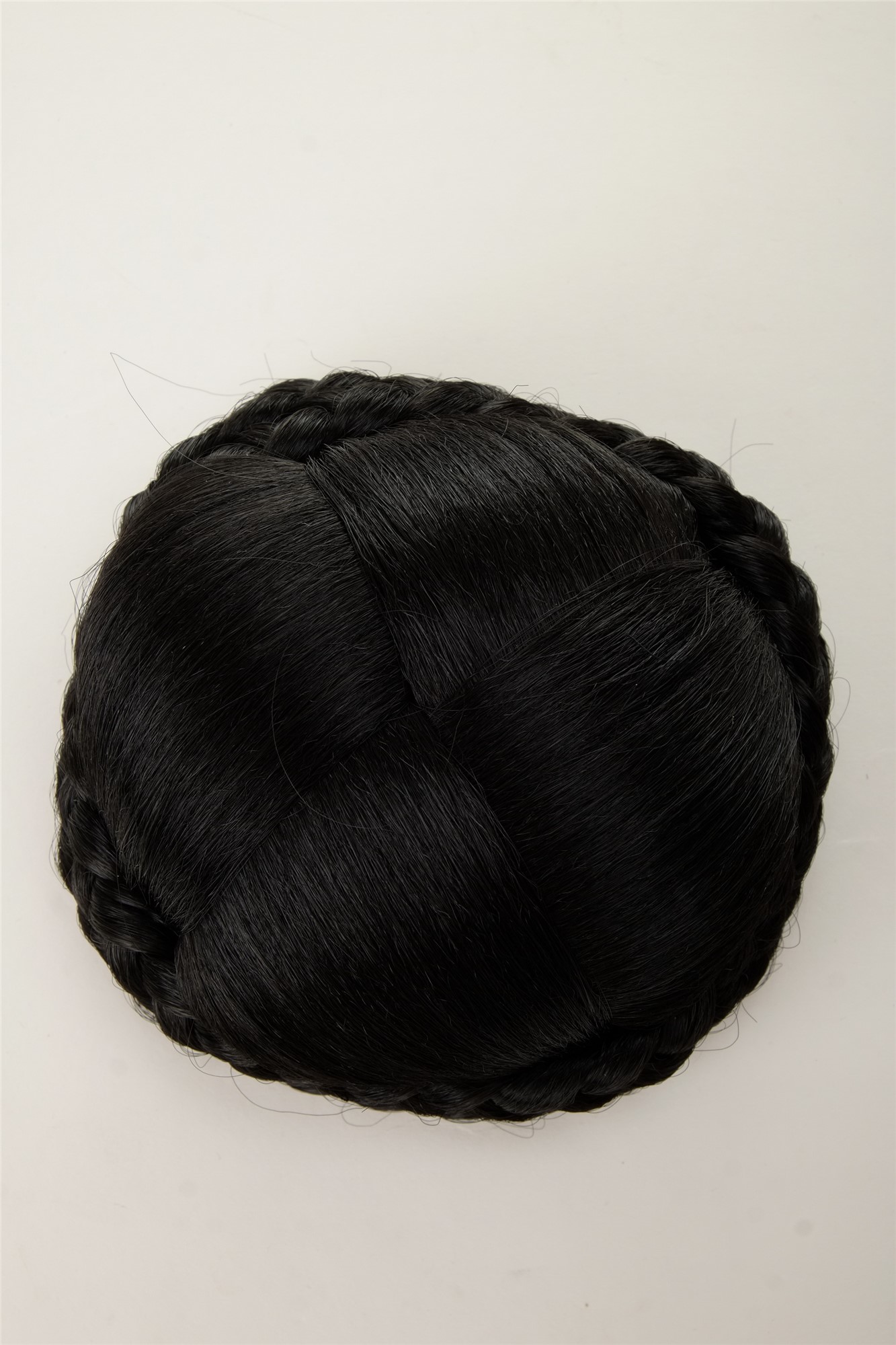 Dutt Haarteil geflochten Haarknoten Samtschwarz N796-1B, Ansicht 5, WIG ME UP: Ihr Perücken Online Shop geflochtener Dutt Haarteil Samtschwarz