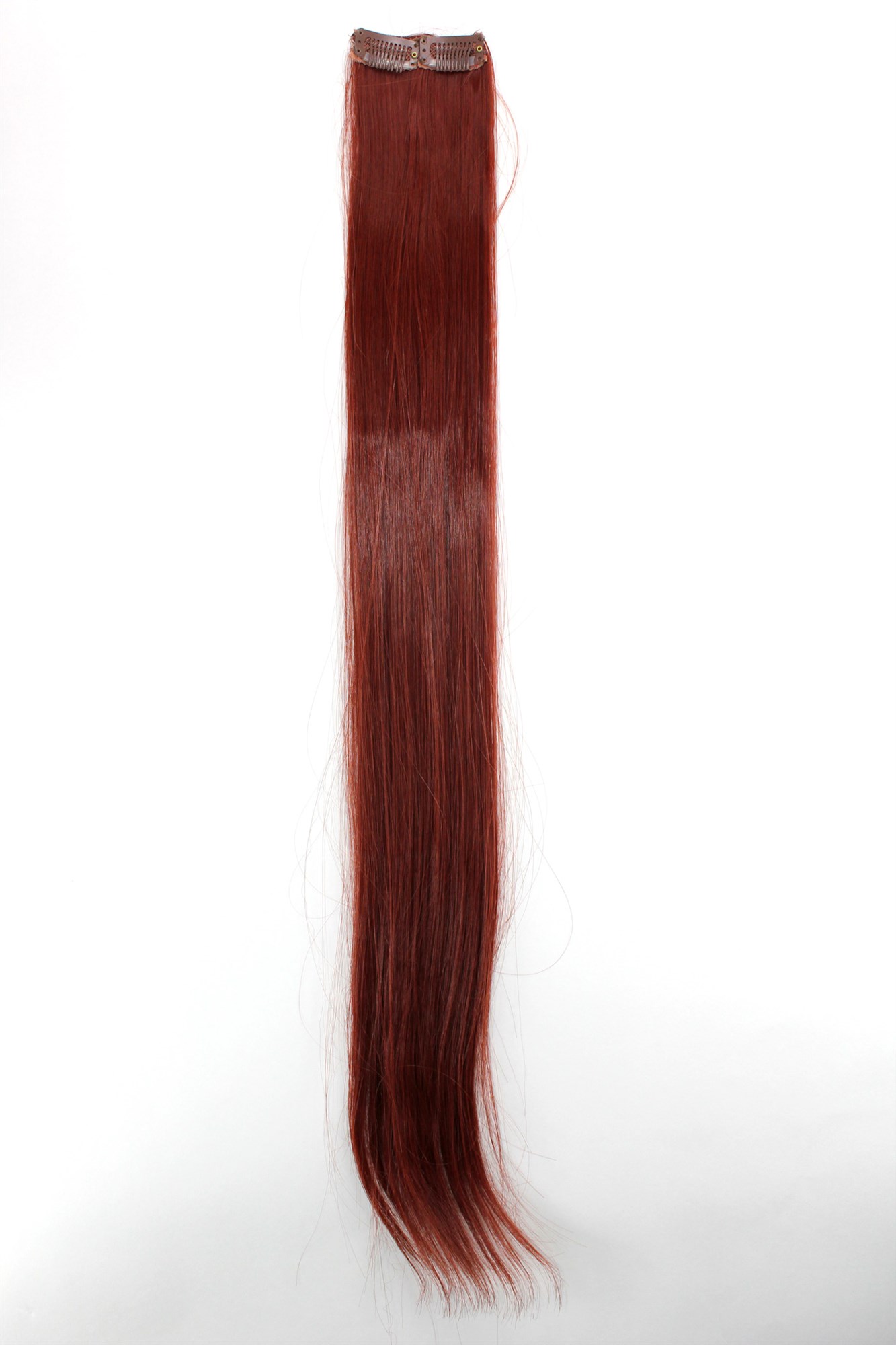 glatte Extensions Rot 63 cm lang