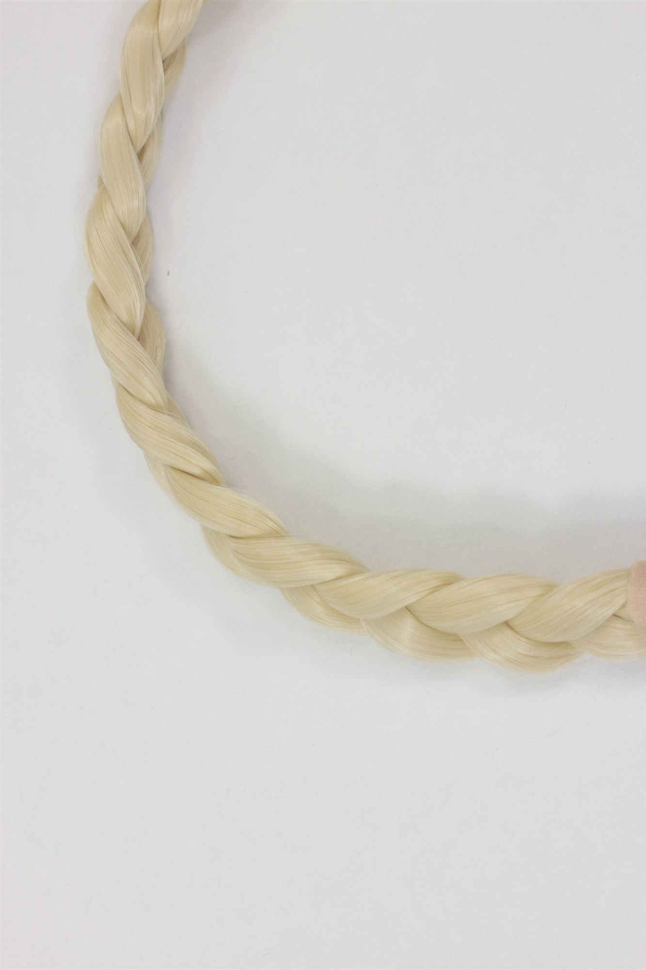 Haarreifen geflochten Lichtblond 35 cm