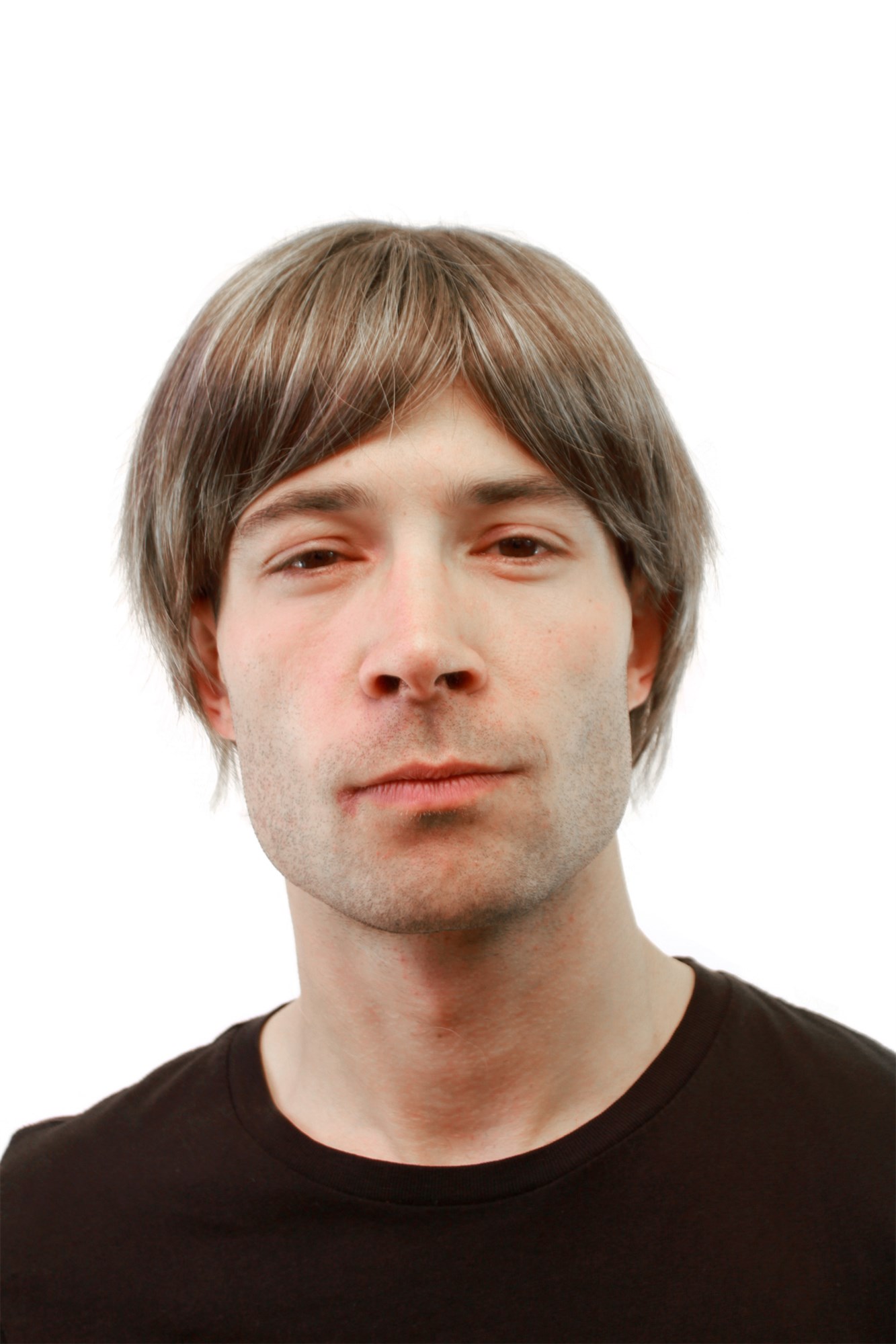 hochwertige Qualitätsperücken, Herrenperücke kurz braun-blond GFW357B-8H26, Ansicht 5, WIG ME UP: Ihr Perücken Online Shop glatte Tressen-Perücke Braun schulterlange Haare für Herren