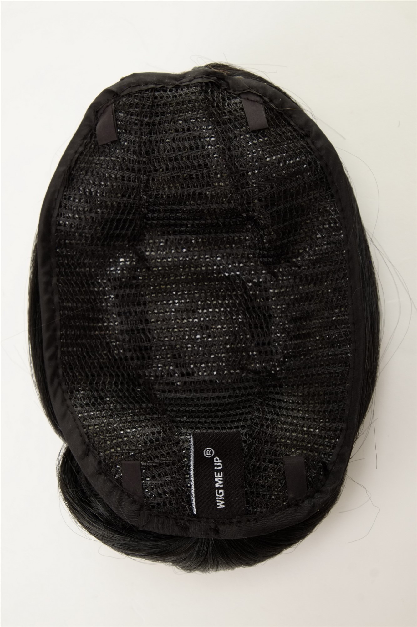 Dutt Haarschleife Haarknoten Schleife Schwarz O2-1B, Ansicht 6, WIG ME UP: Ihr Perücken Online Shop glatter Dutt Haarteil Samtschwarz