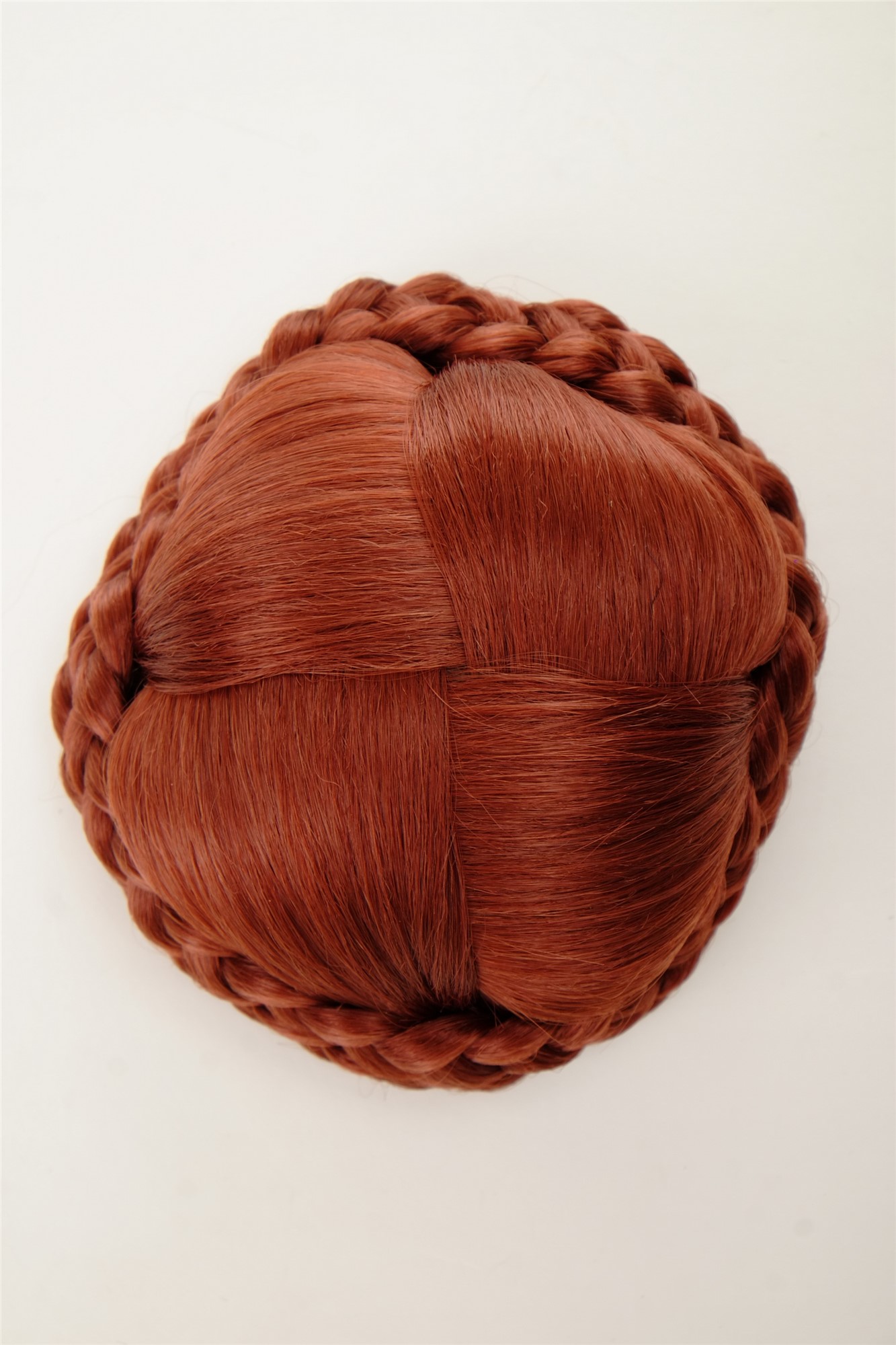 Dutt Haarteil geflochten Haarknoten Kupferrot N796-350, Ansicht 5, WIG ME UP: Ihr Perücken Online Shop geflochtener Dutt Haarteil Kupferrot